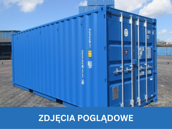 6m (20'DC) RAL 5010 Kontener Morski na zamówienie