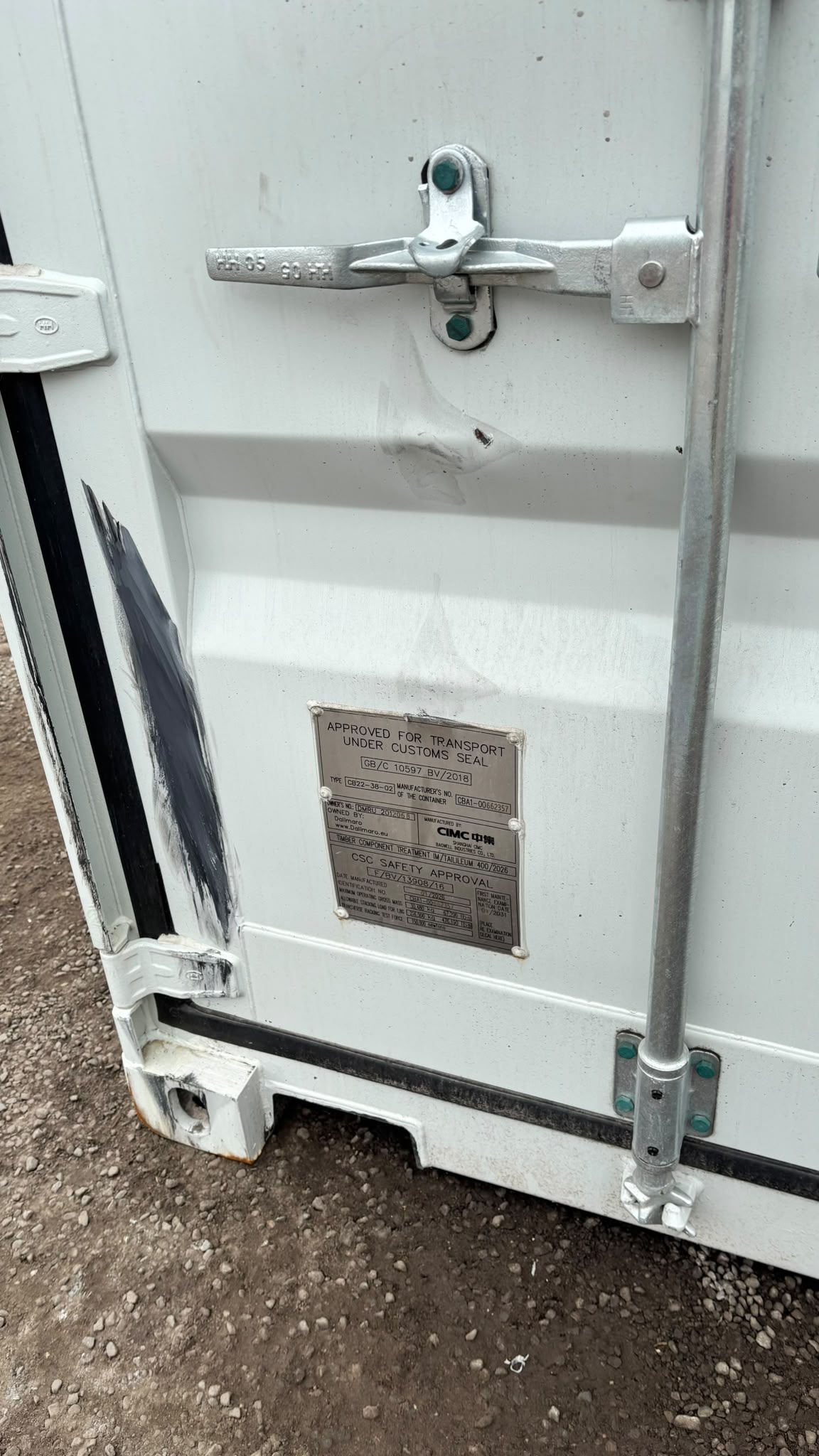 Kontener morski 6m (20'DC) DMRU2012068 - obrazek 3