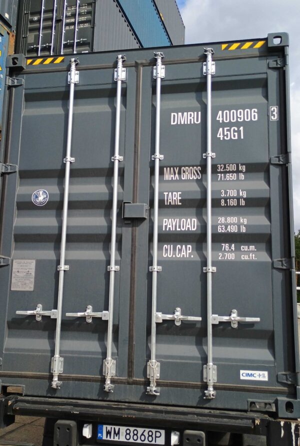 12m (40'HC) Kontener morski DMRU4009063 - obrazek 6