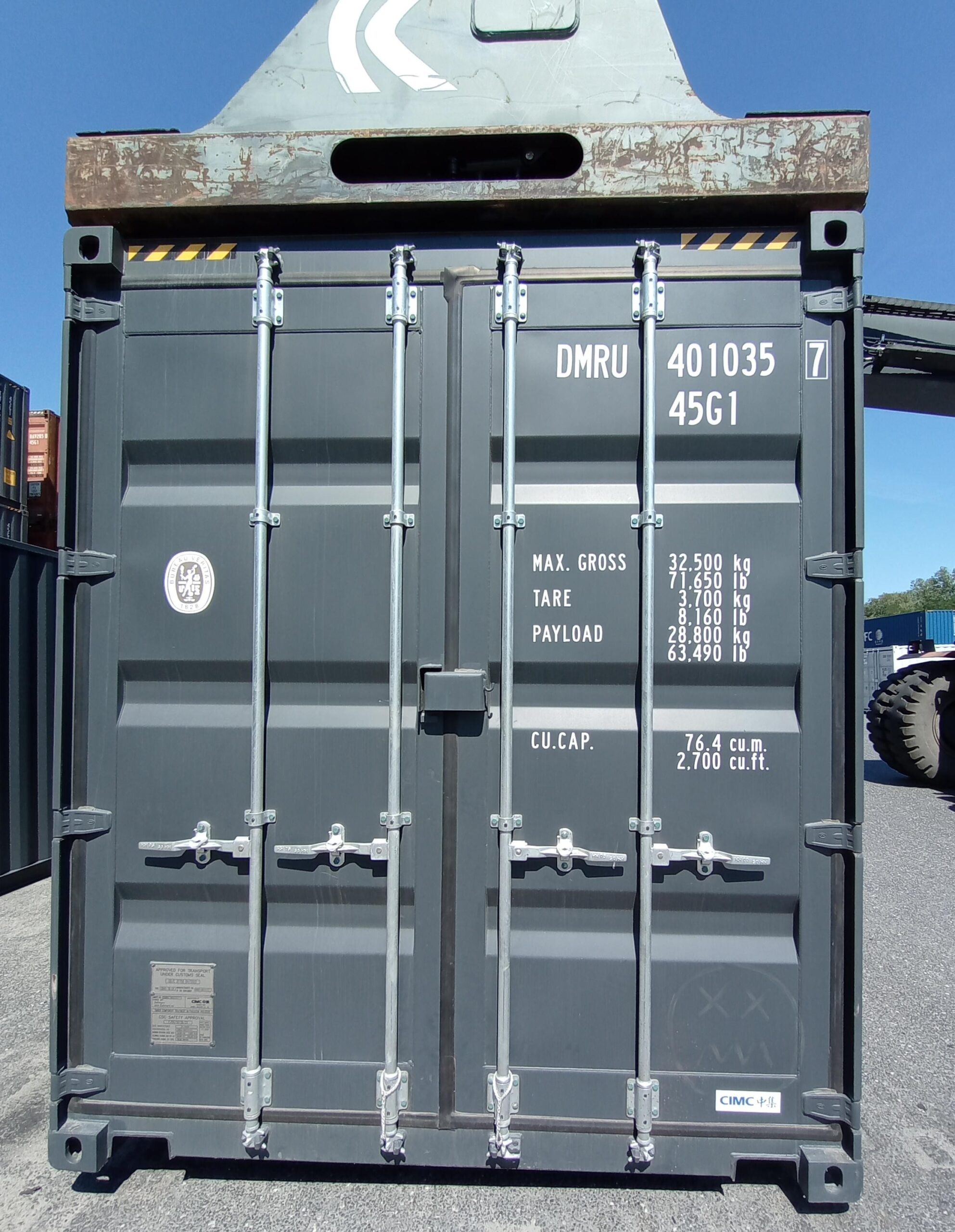 Kontener morski 12m (40'HC) DMRU4010357 - obrazek 2