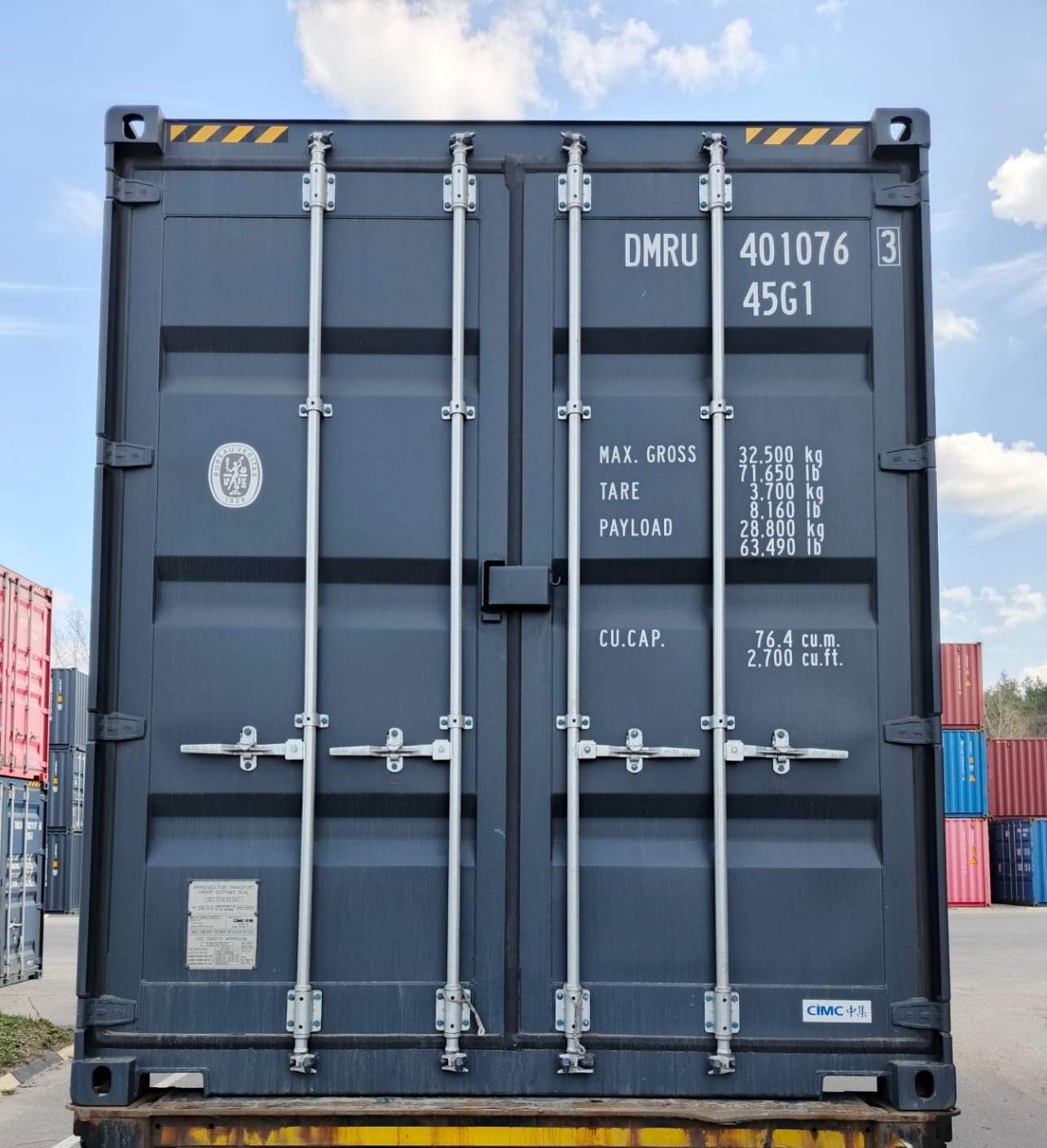 12m (40'HC) Kontener morski DMRU4010763 - obrazek 2