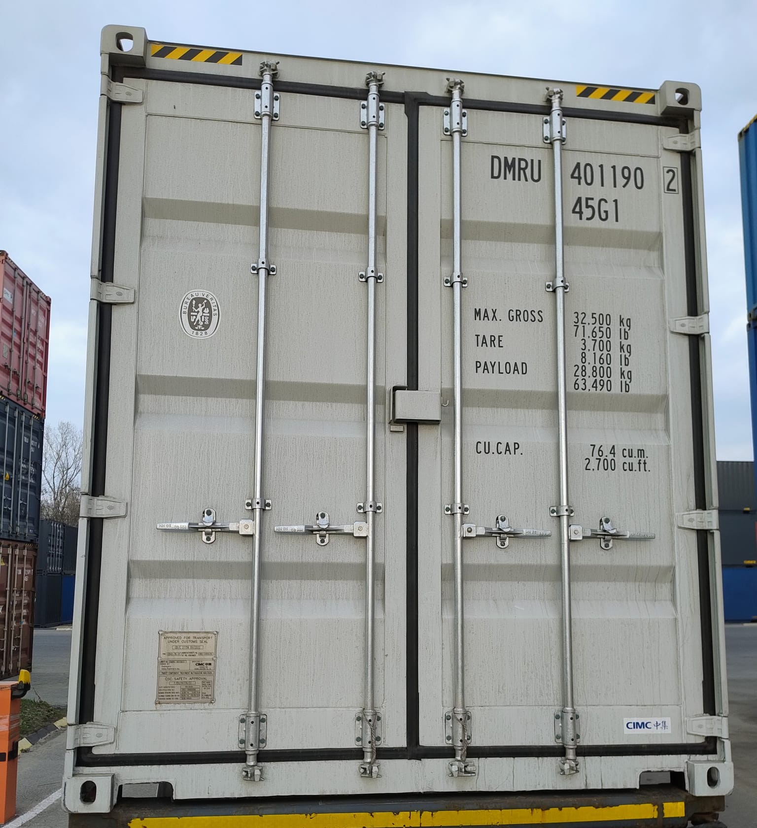 12m (40'HC) Kontener morski DMRU4011902 - obrazek 2