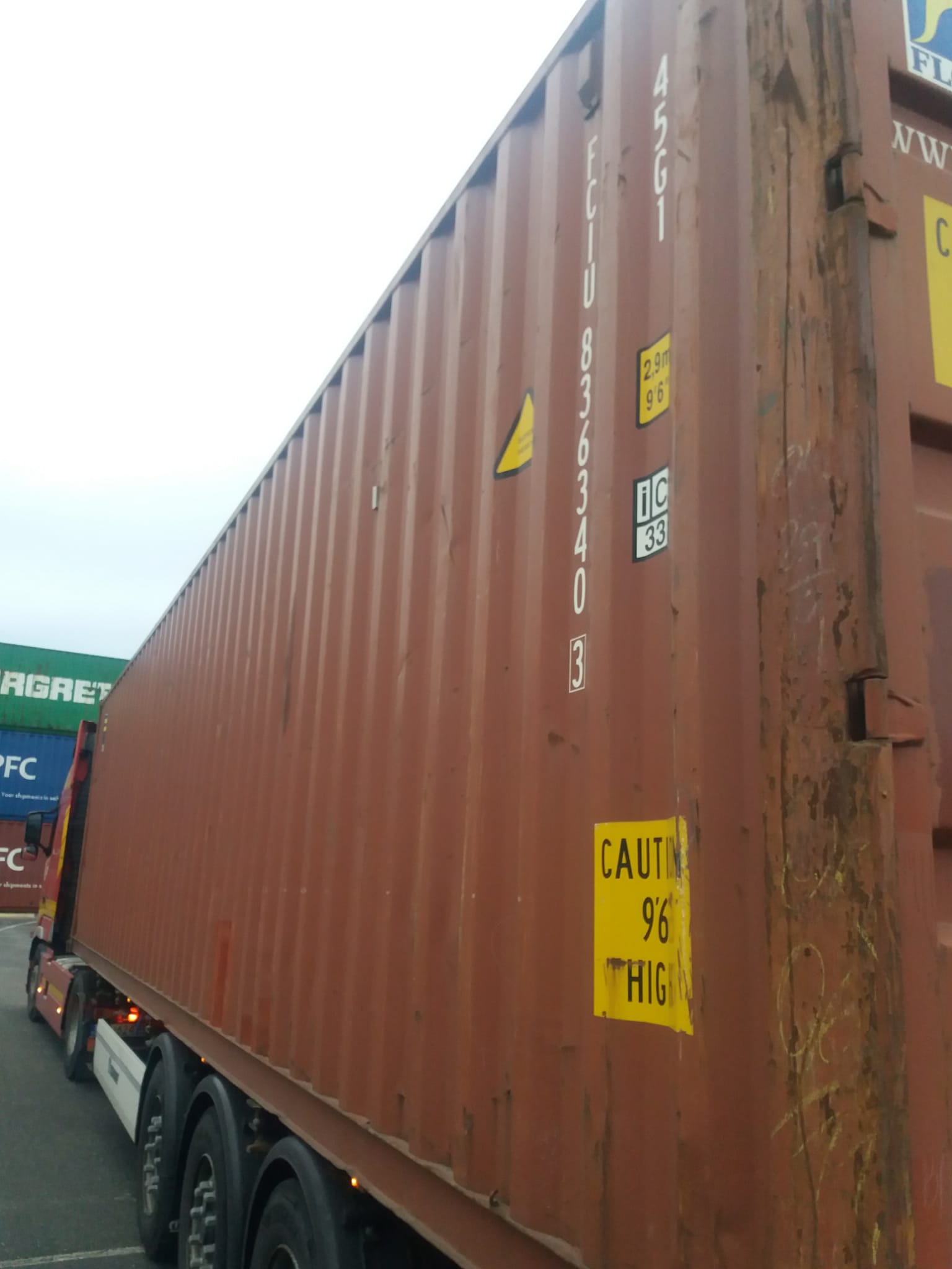Kontener morski 12m (40'HC) FCIU8363403