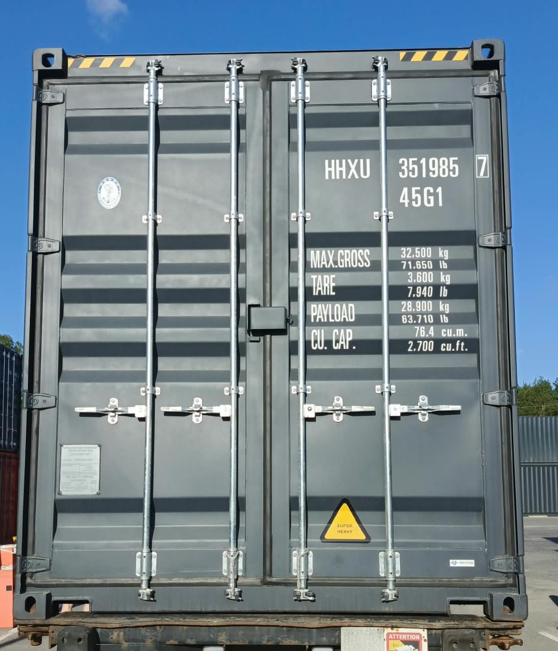 Kontener morski 12m (40'HC) HHXU3519857 - obrazek 4