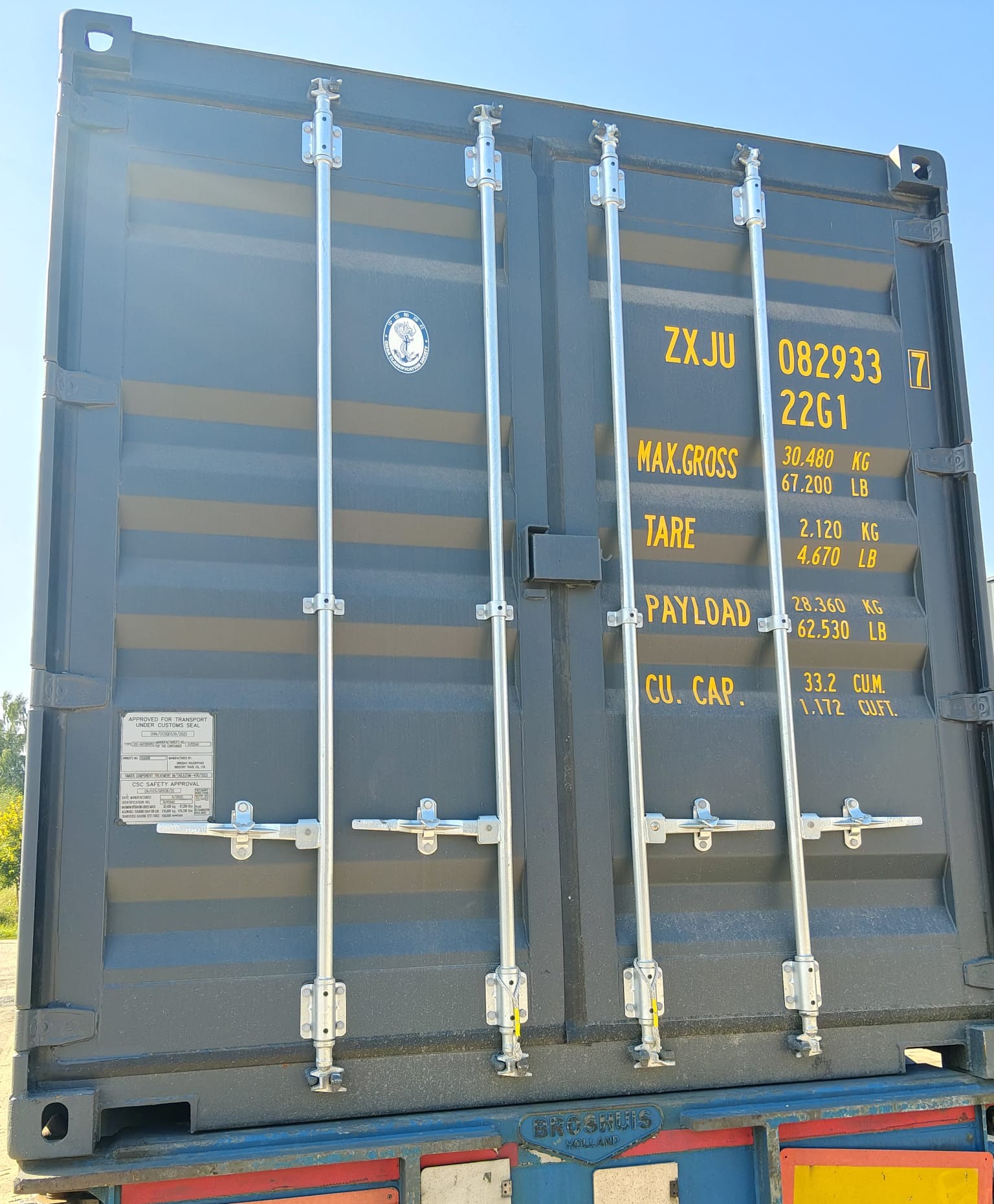 6m (20'DC) Kontener Morski ZXJU0829337 - obrazek 5