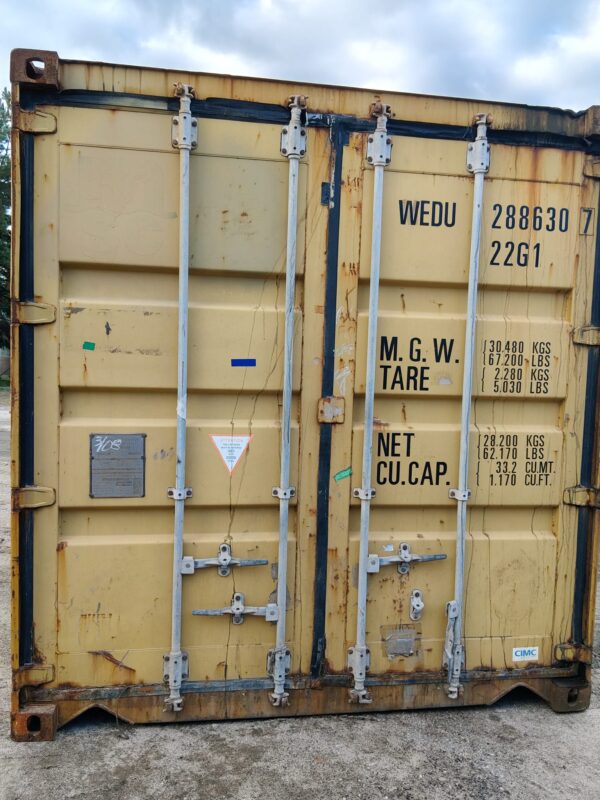 6m (20'DC)  Kontener Morski WEDU2886307 - obrazek 5