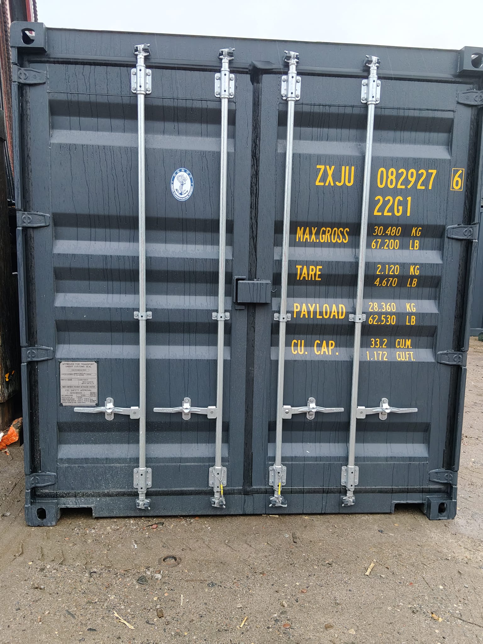 6m (20'DC) Kontener Morski ZXJU0829276 - obrazek 3