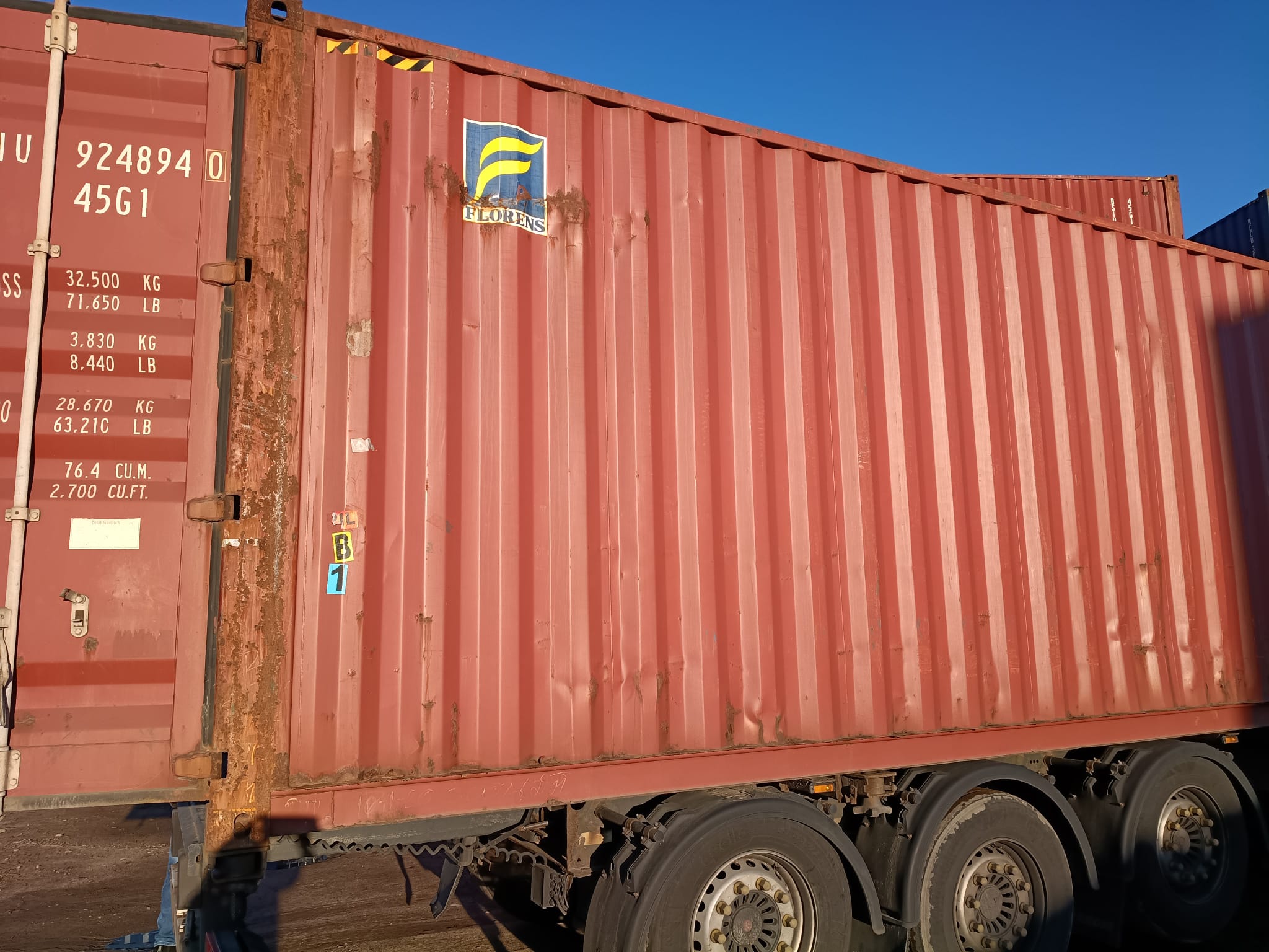 12m (40'HC) Kontener morski FCIU9248940 - obrazek 8