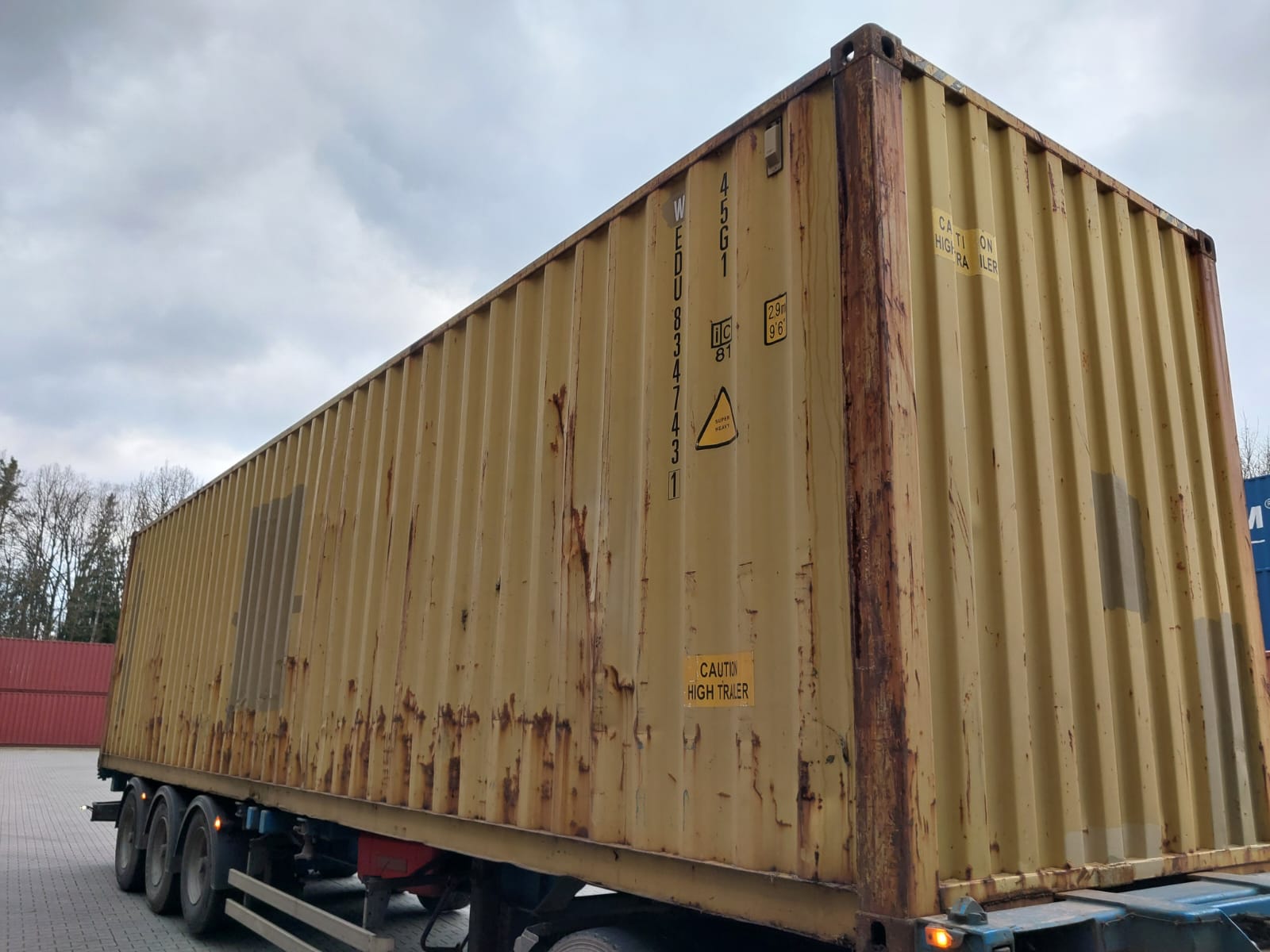 12m (40'HC) Kontener morski WEDU8347431