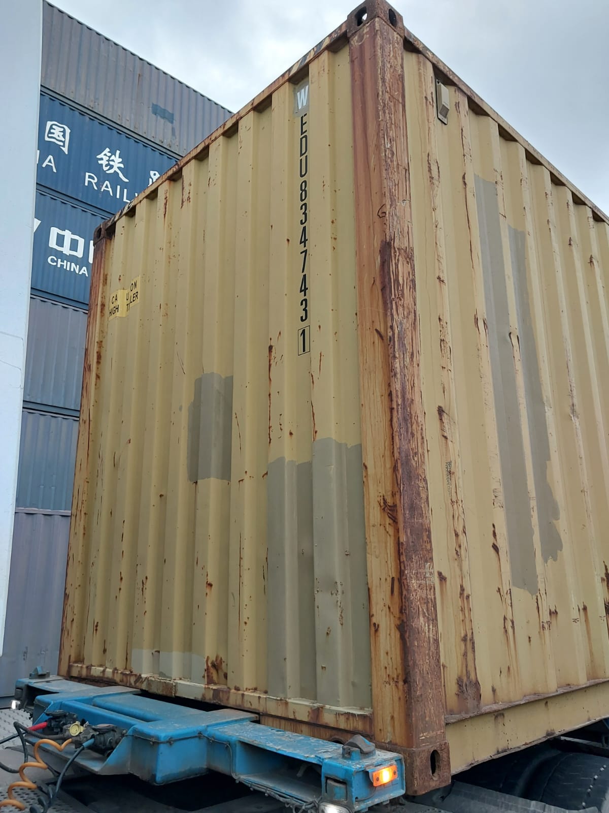 12m (40'HC) Kontener morski WEDU8347431 - obrazek 7