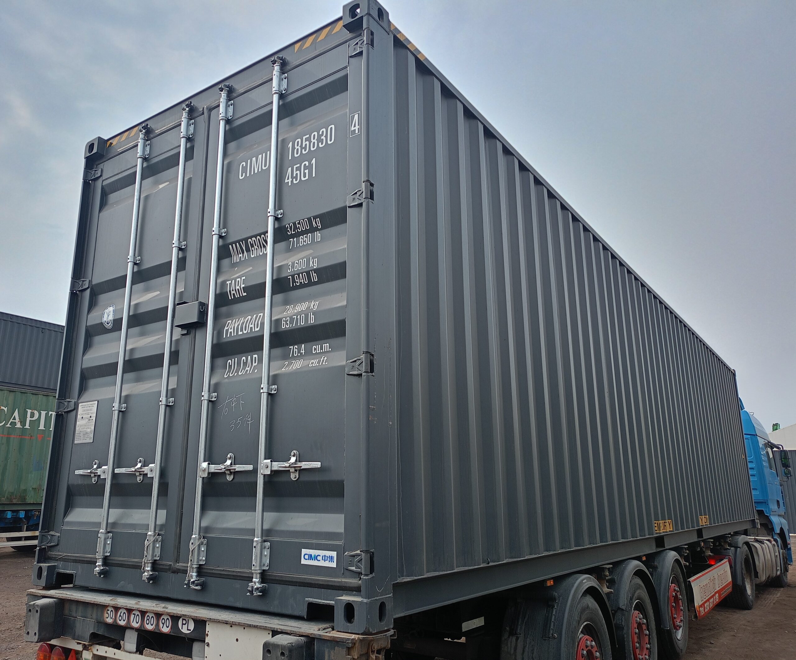 12m (40'HC) Kontener morski CIMU1858304 - obrazek 6