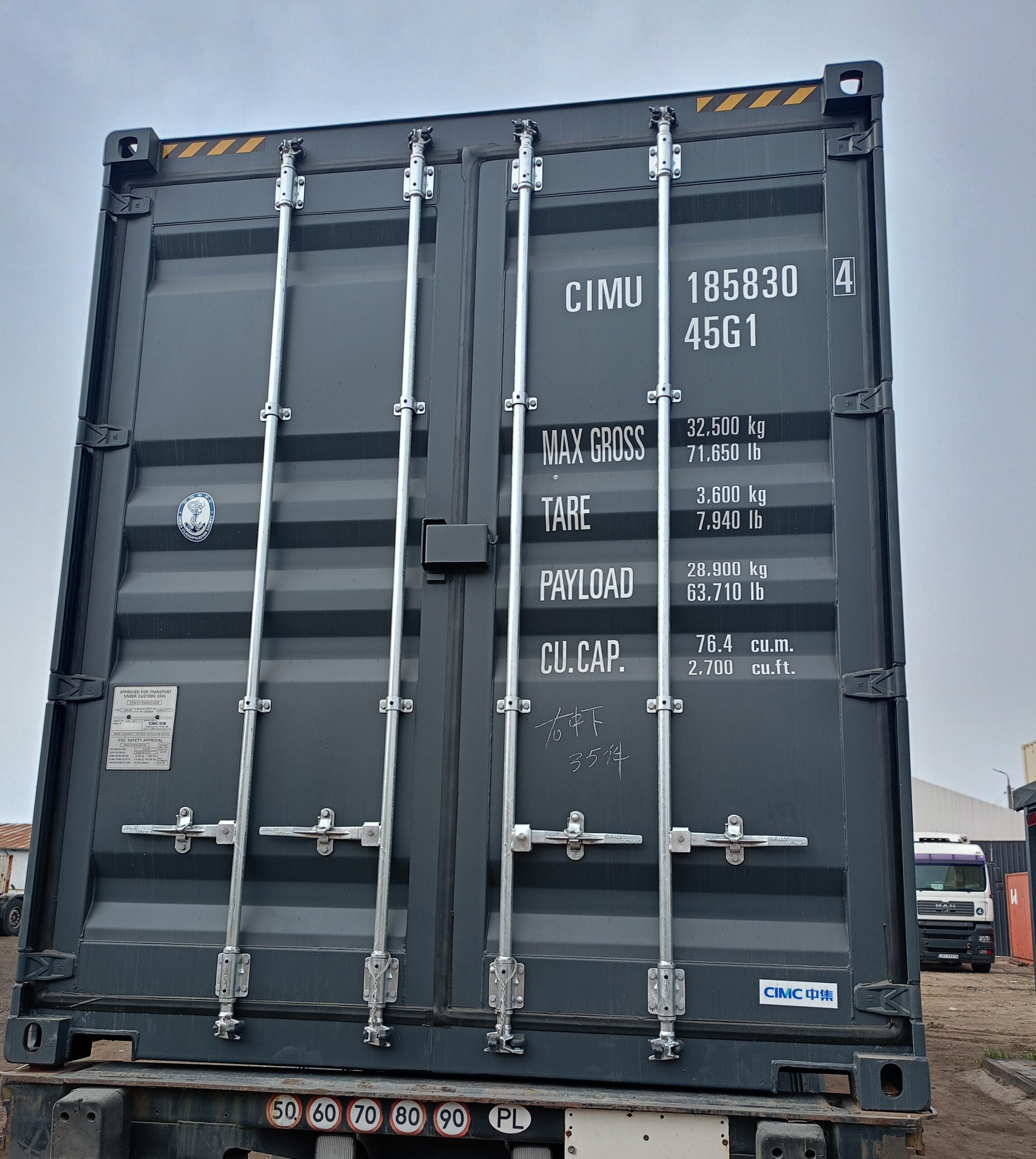 12m (40'HC) Kontener morski CIMU1858304 - obrazek 7