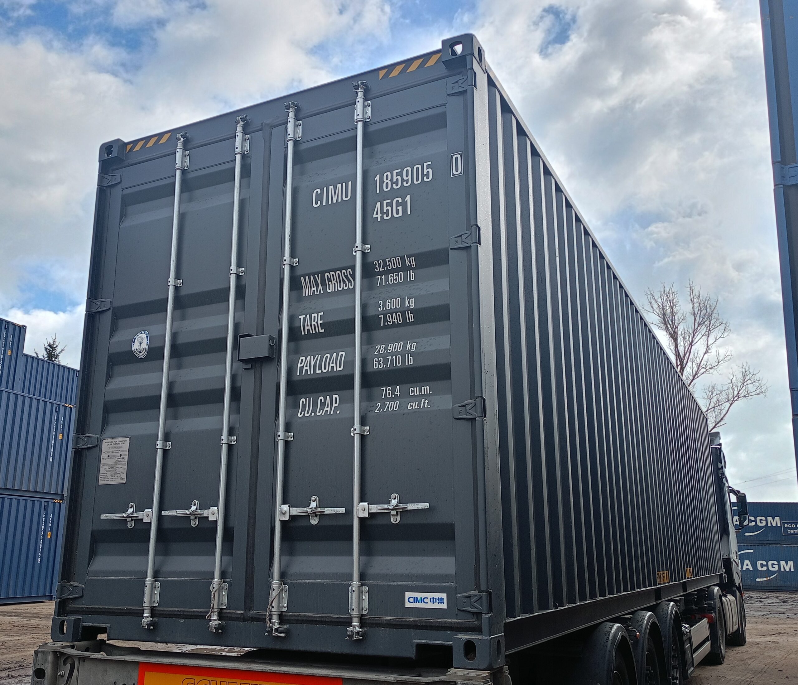 12m (40'HC) Kontener morski CIMU1859050 - obrazek 9