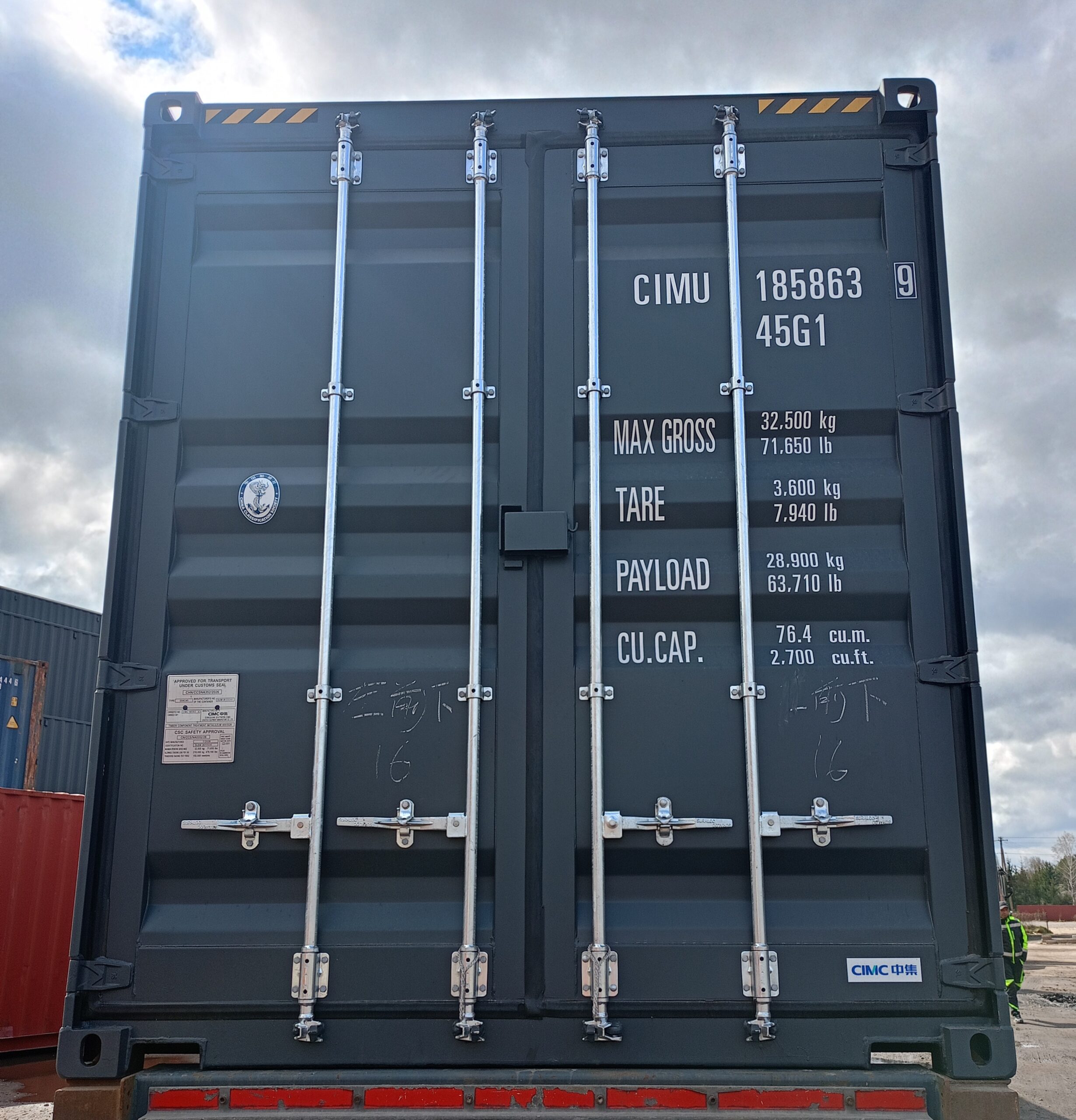 12m (40'HC) Kontener morski CIMU1858639 - obrazek 10