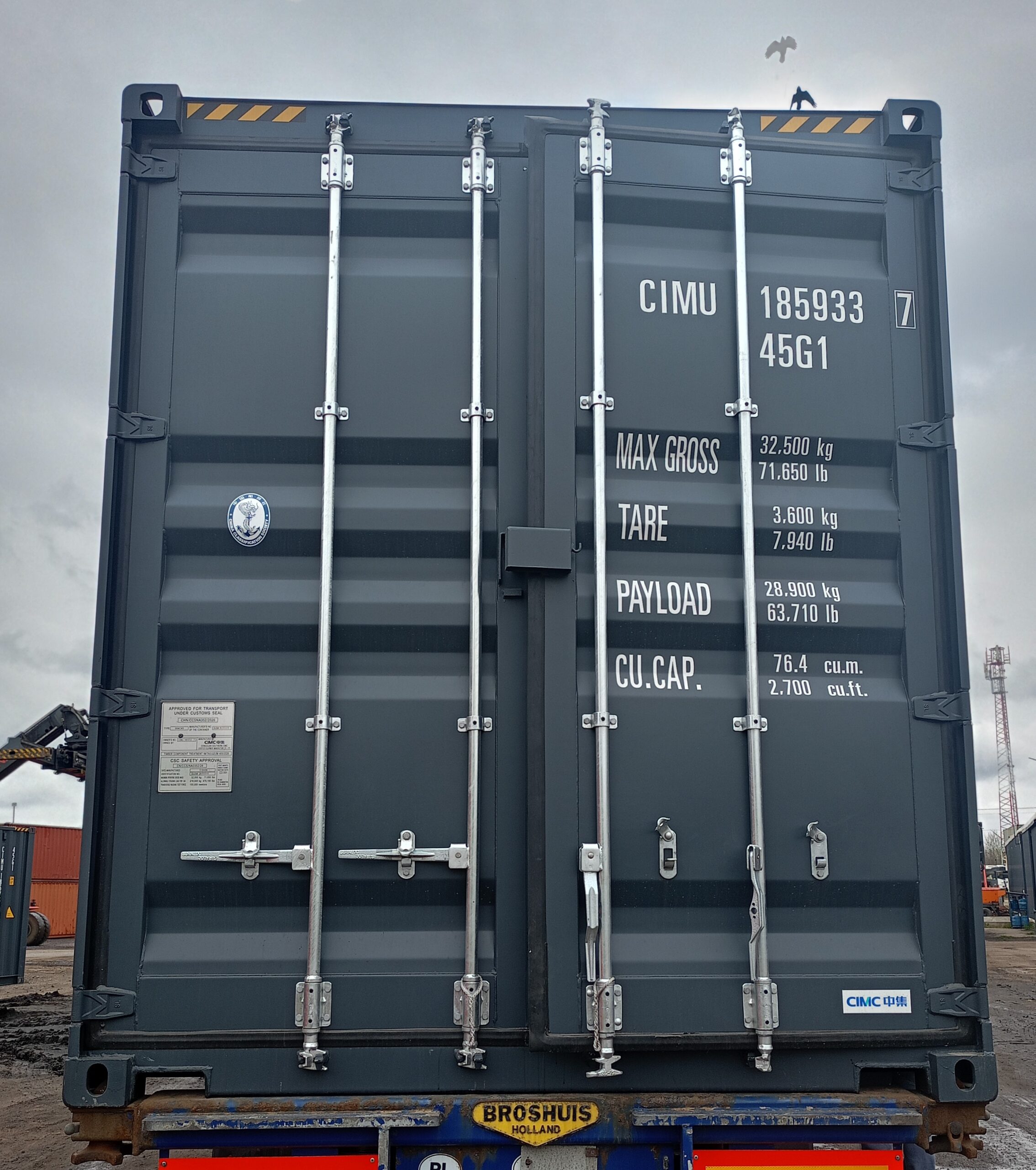 12m (40'HC) Kontener morski CIMU1859337 - obrazek 6