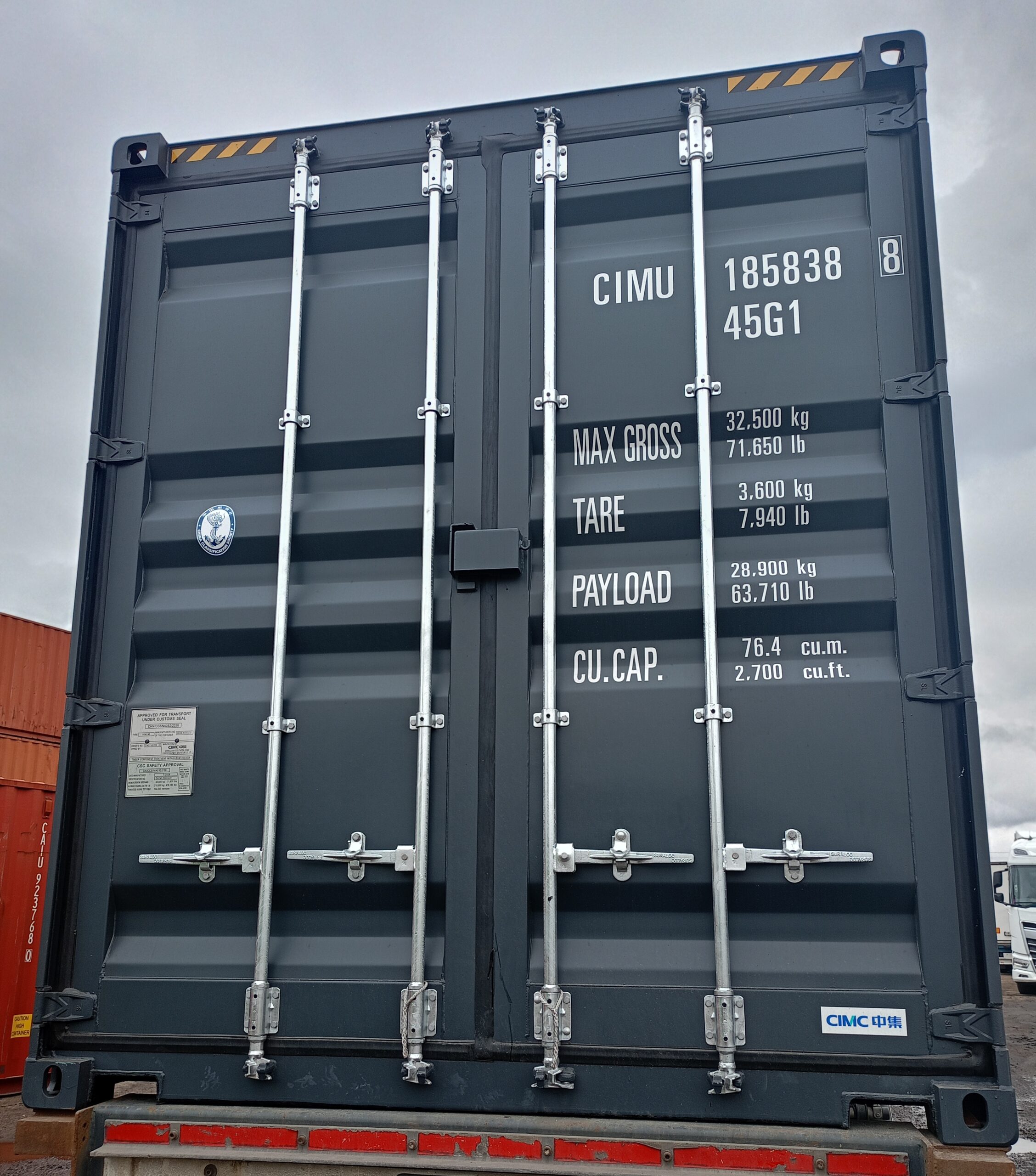 12m (40'HC) Kontener morski CIMU1858388 - obrazek 7