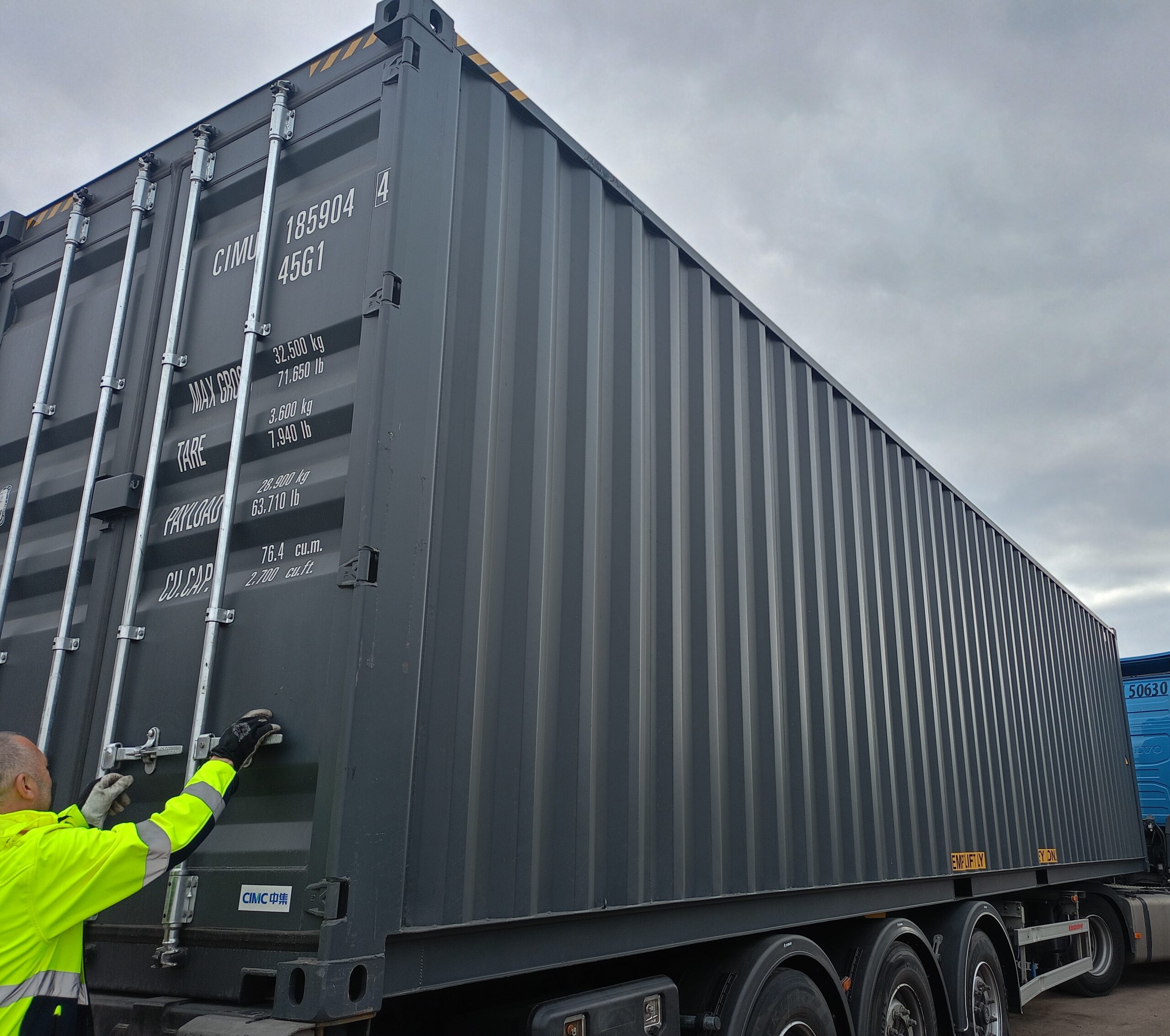 12m (40'HC) Kontener morski CIMU1859044 - obrazek 9