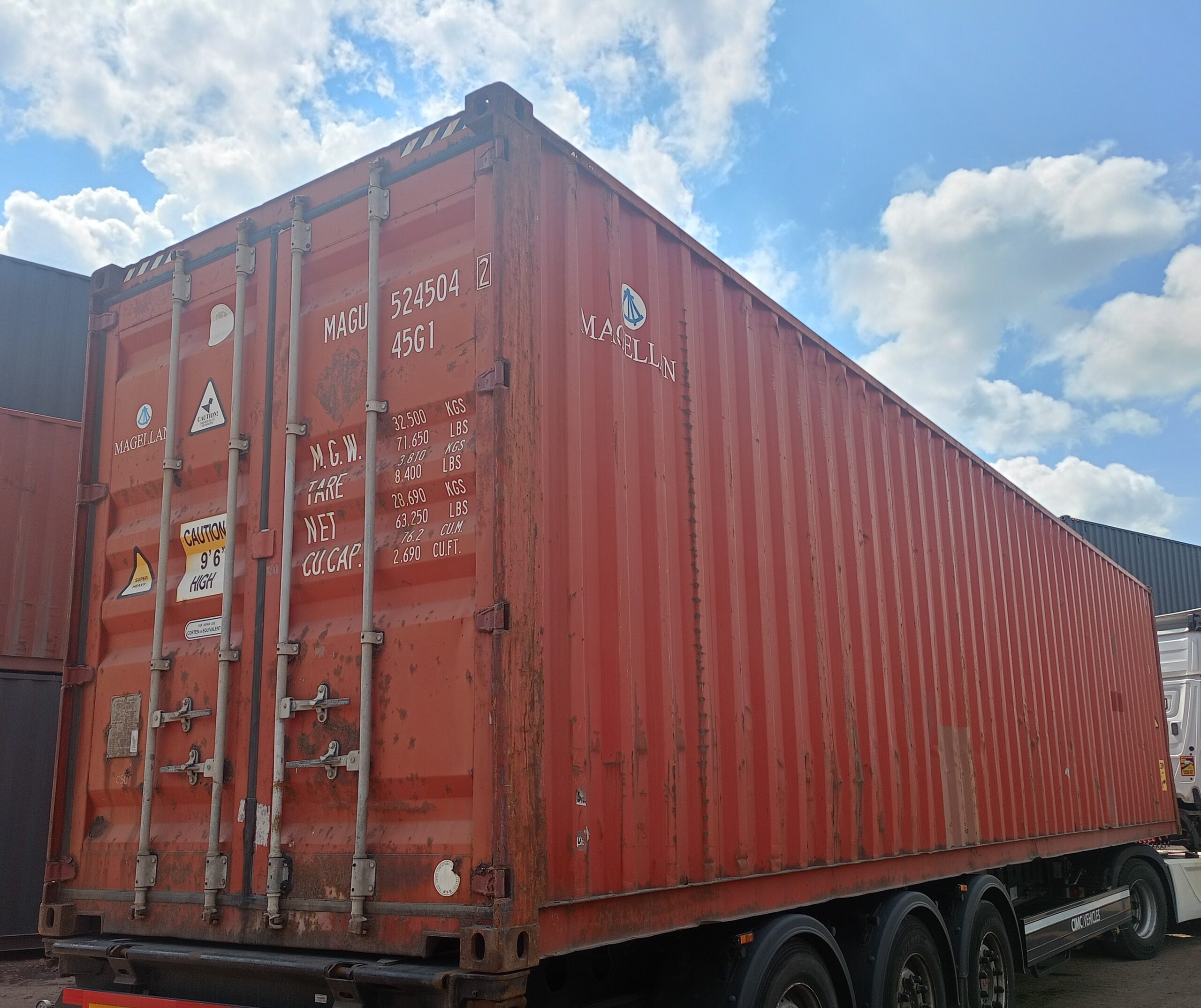 12m (40'HC) Kontener morski MAGU5245042 - obrazek 7