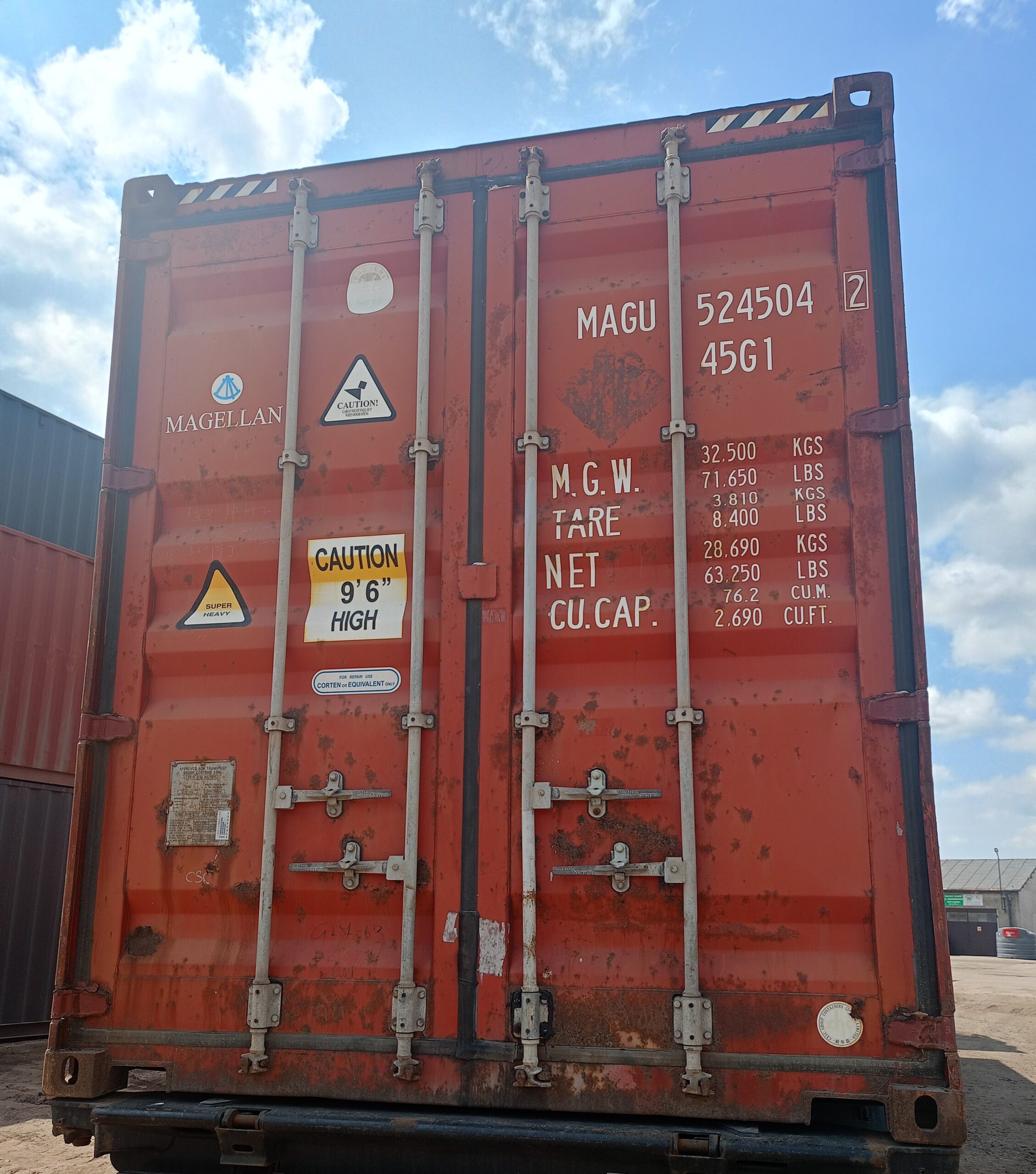 12m (40'HC) Kontener morski MAGU5245042 - obrazek 8