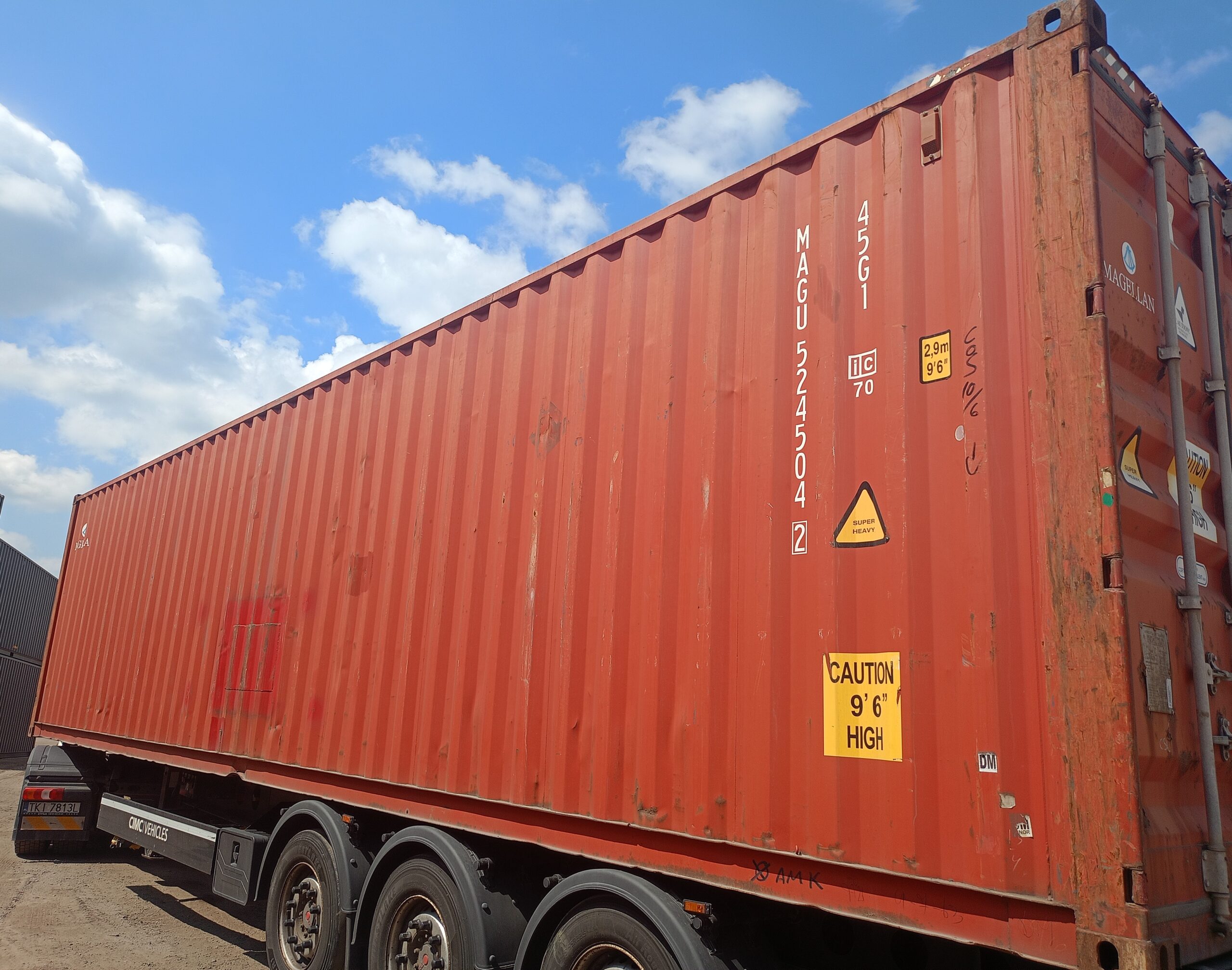 12m (40'HC) Kontener morski MAGU5245042 - obrazek 10