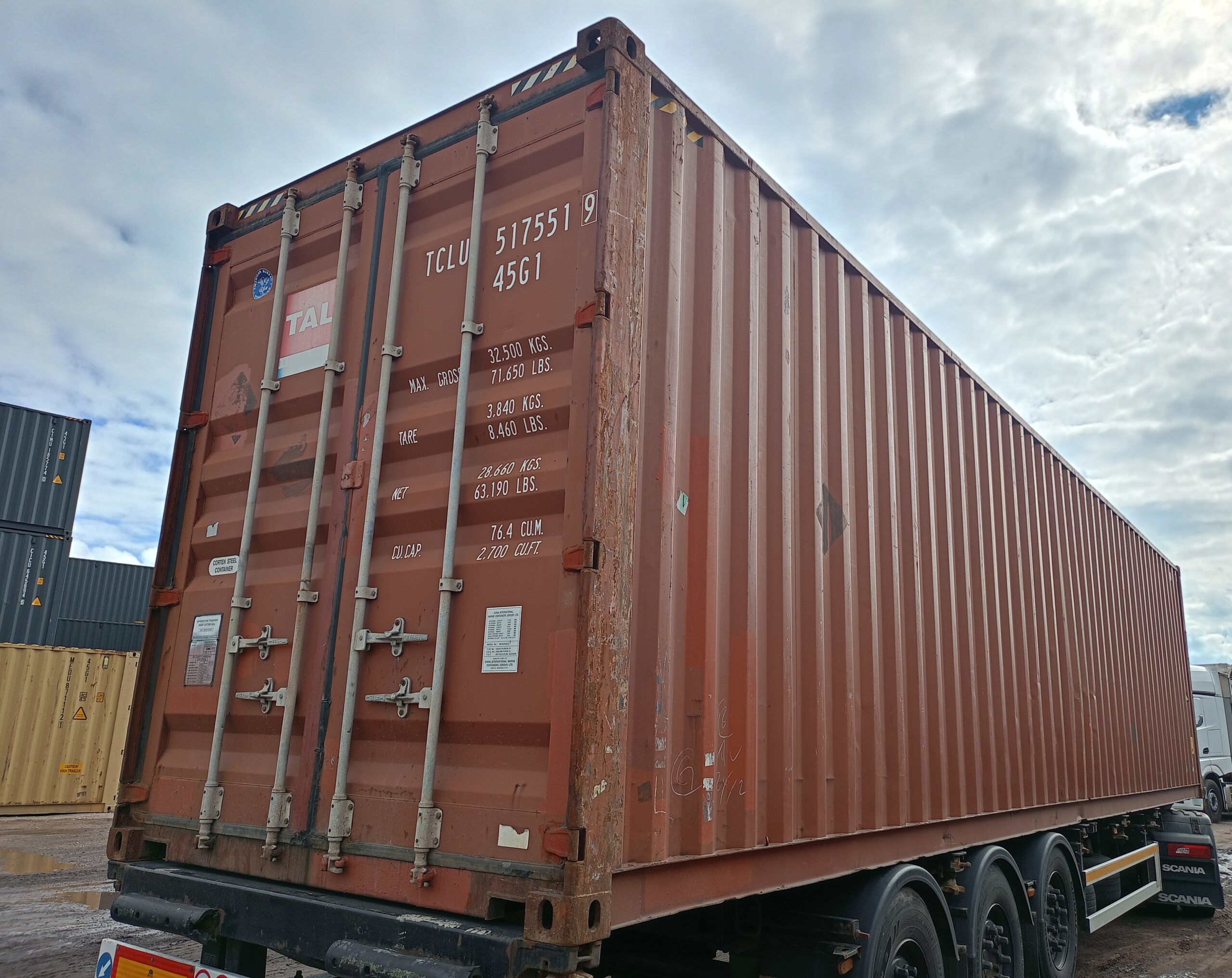 Kontener morski 12m (40'HC) TCLU5175519 - obrazek 8