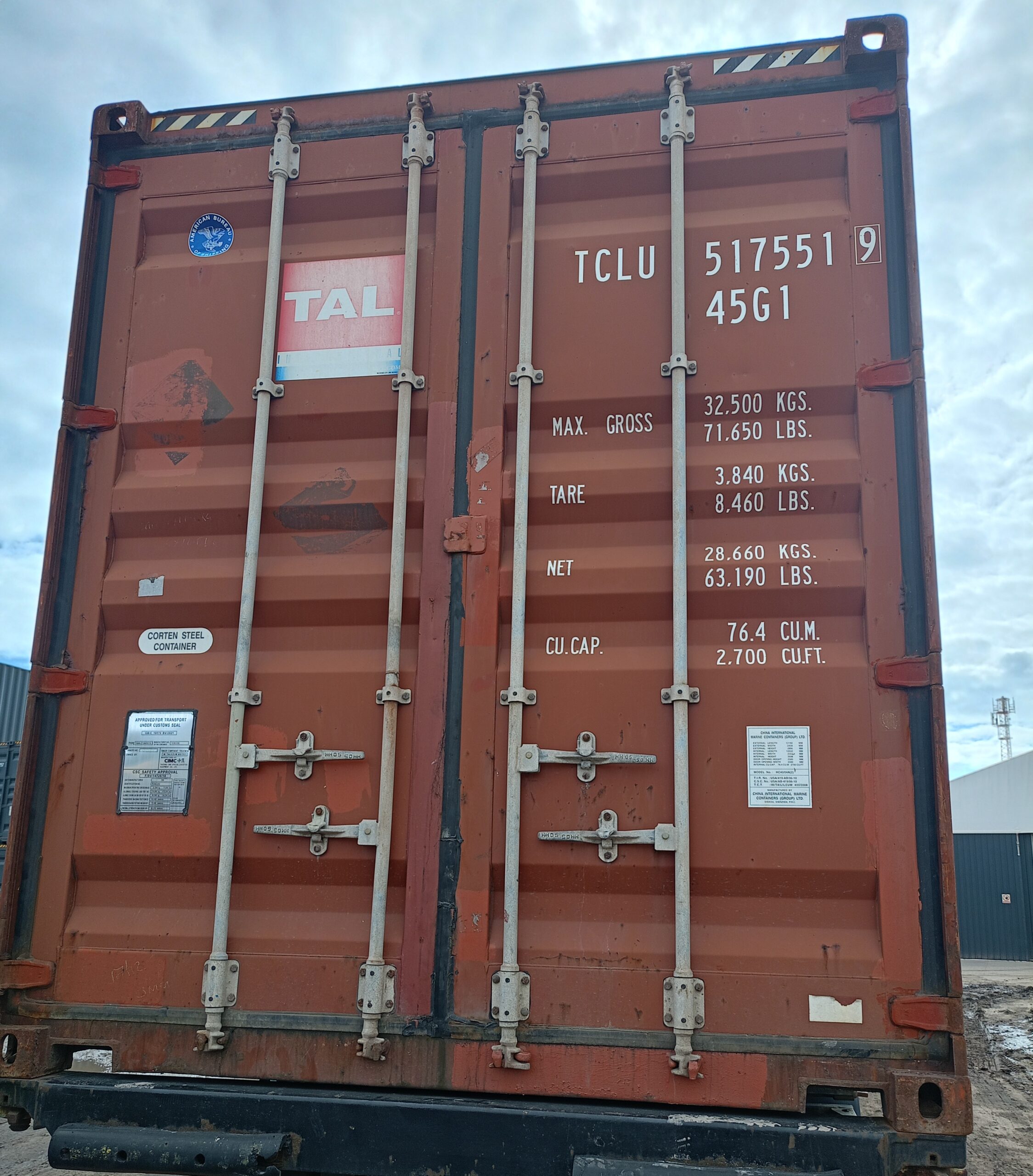 Kontener morski 12m (40'HC) TCLU5175519 - obrazek 9