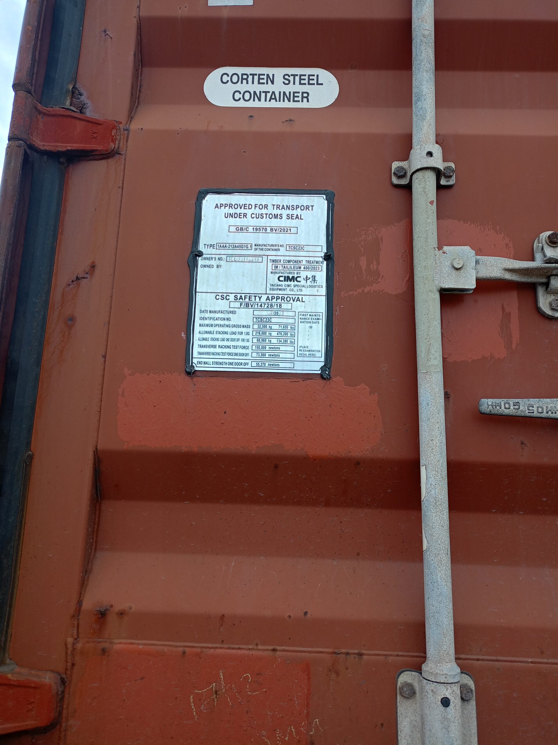 Kontener morski 12m (40'HC) TCLU5175519 - obrazek 10