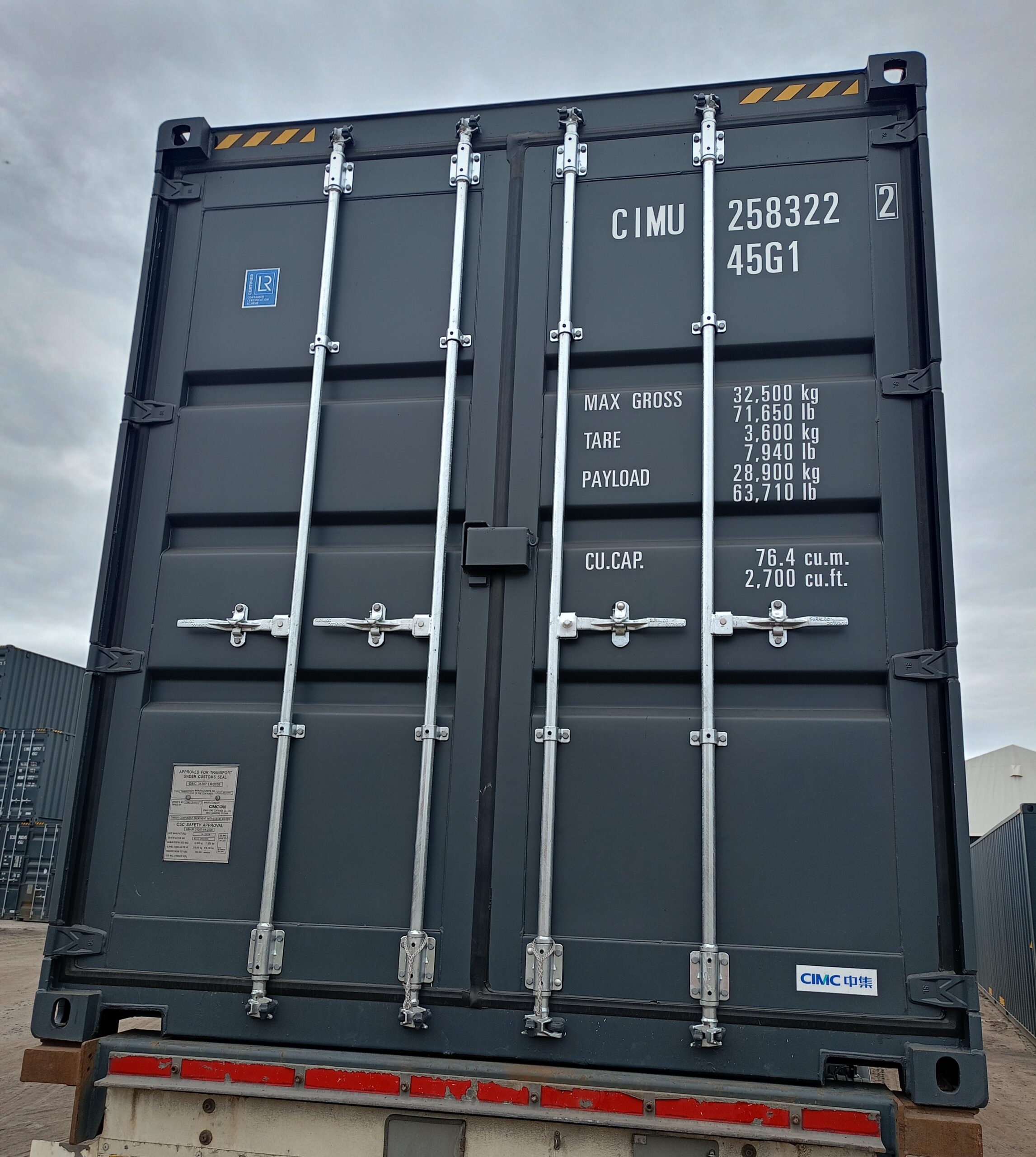 Kontener morski 12m (40'HC) CIMU2583222 - obrazek 6