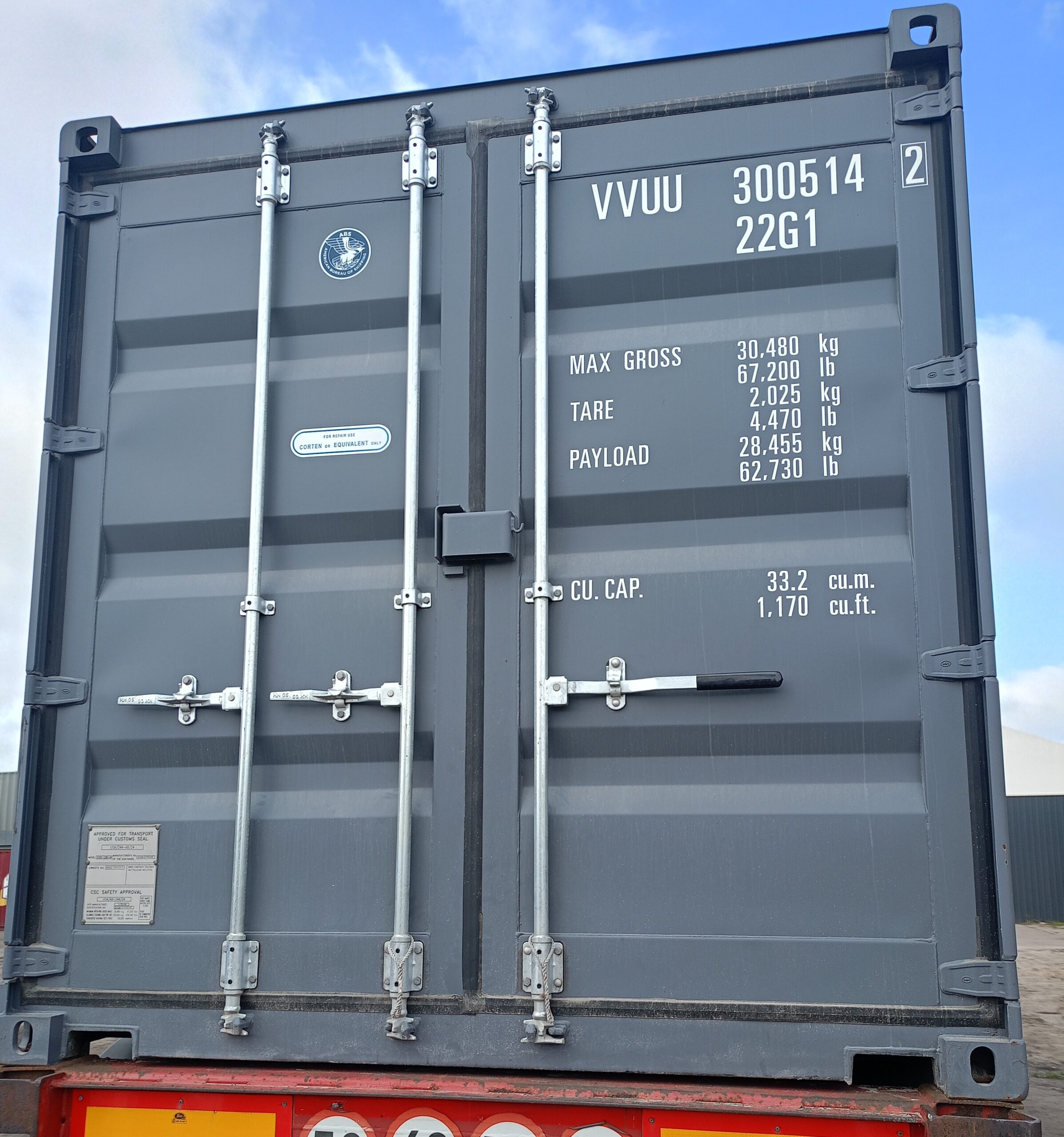 Kontener morski 6m (20'DC) VVUU3005142 - obrazek 5