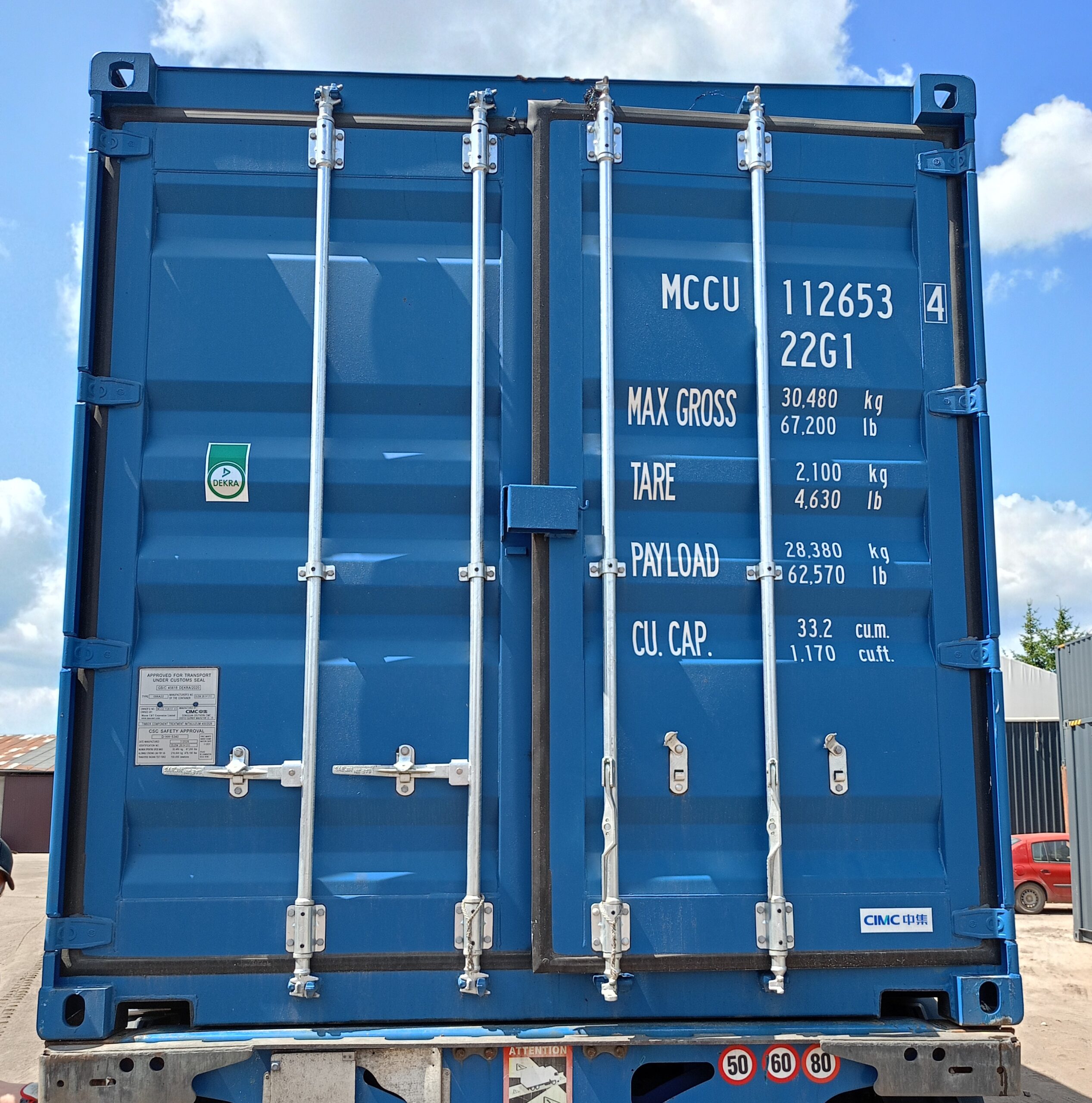 Kontener morski 6m (20'DC) MCCU1126534 - obrazek 2