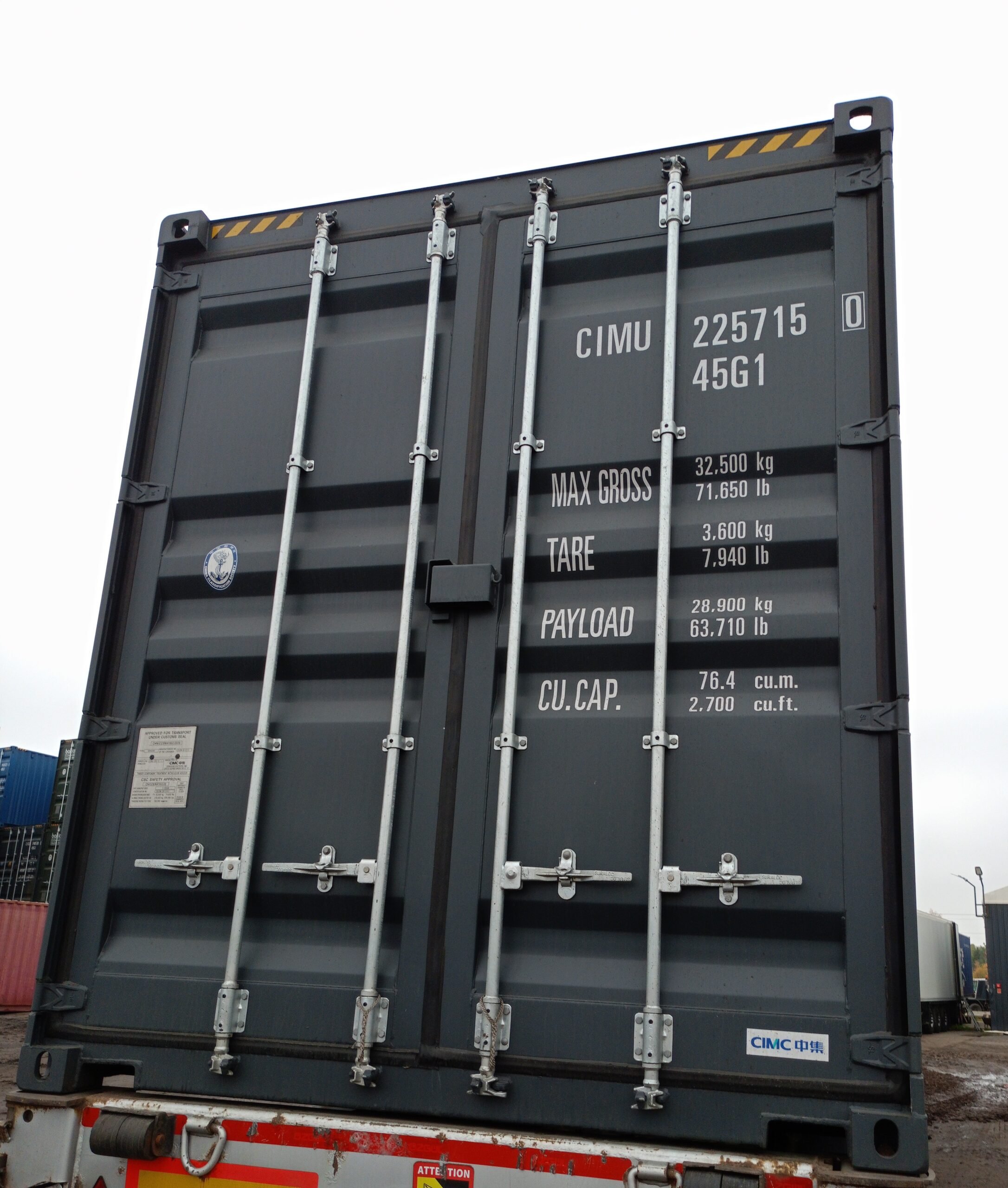 Kontener morski 12m (40'HC) CIMU2257150 - obrazek 2
