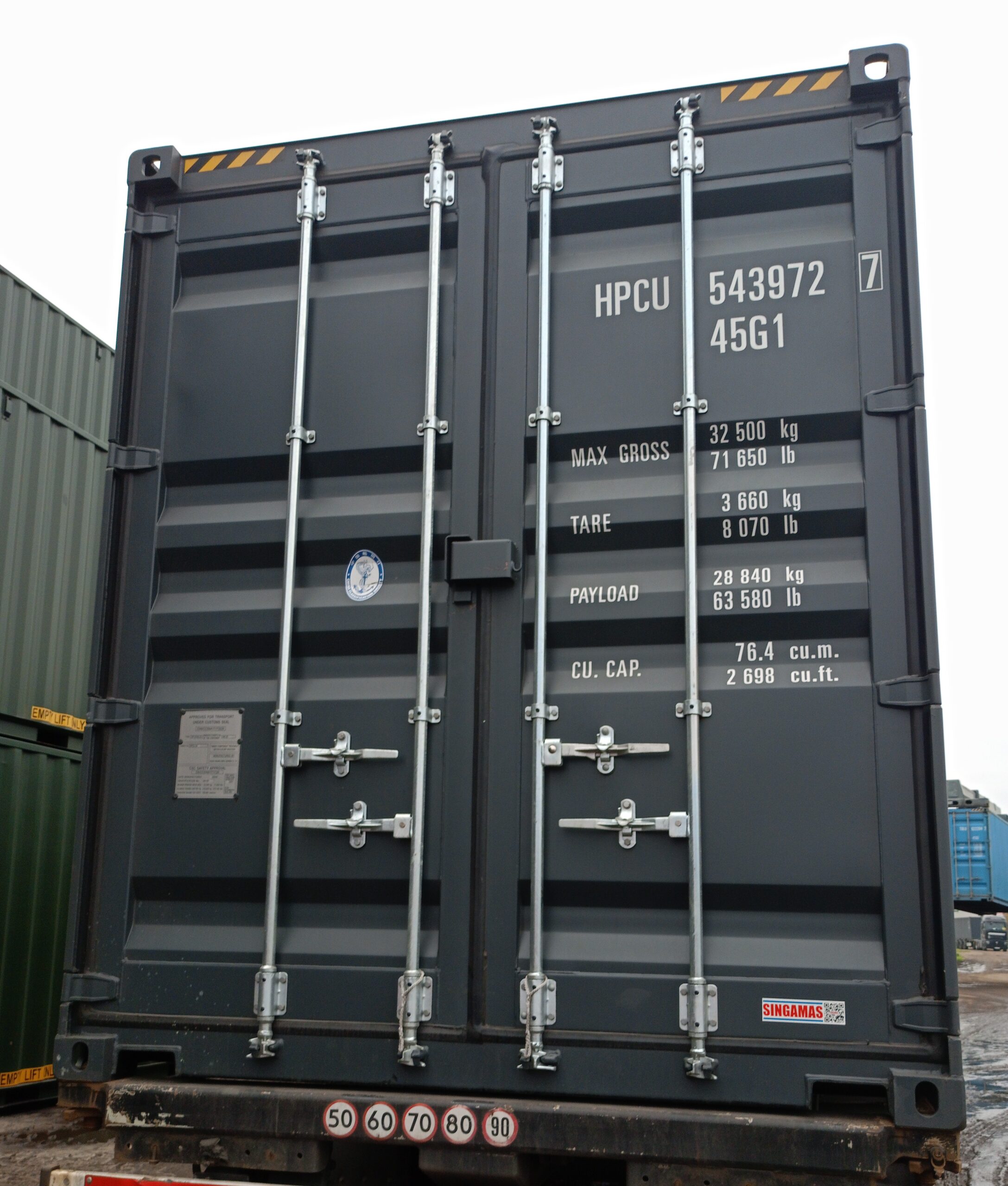 Kontener morski 12m (40'HC) HPCU5439727 - obrazek 6