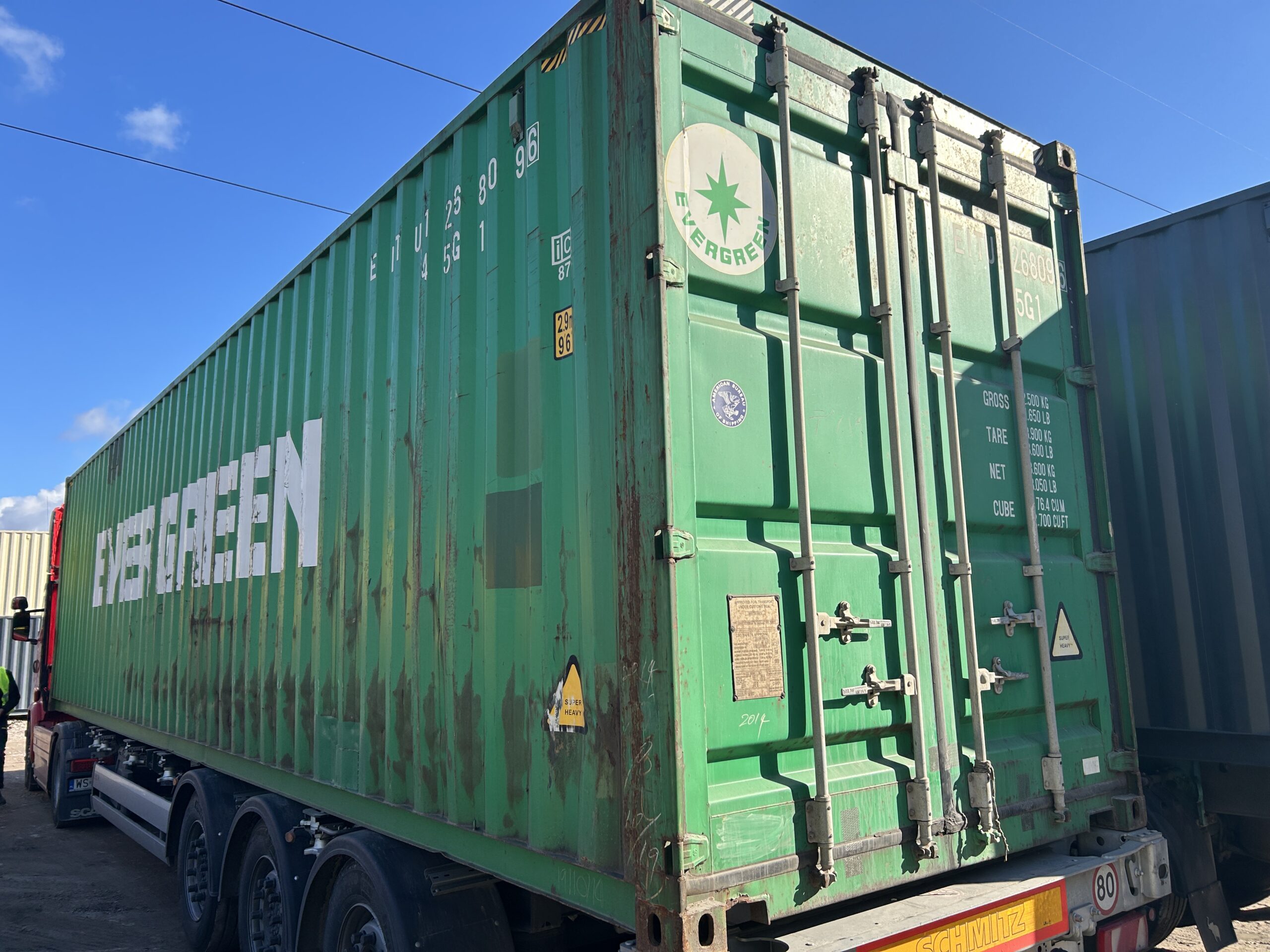 12m (40'HC) Kontener morski EITU1268096