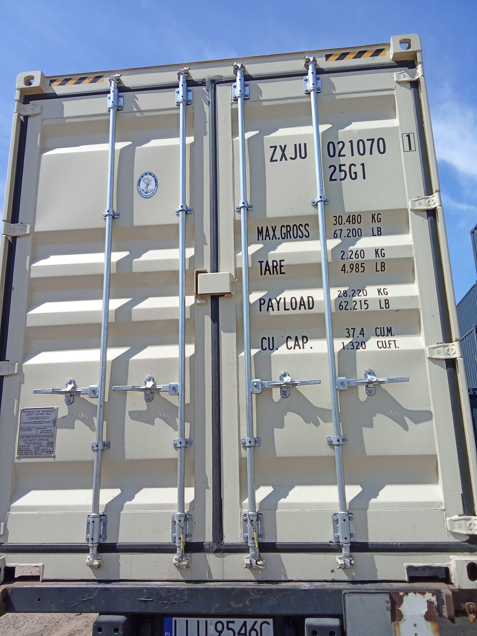 6m (20'HC) Kontener morski ZXJU0210701 - obrazek 8