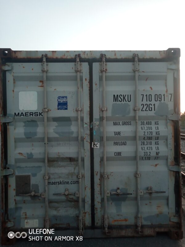 6m (20'DC)  Kontener Morski MSKU7100917 - obrazek 2