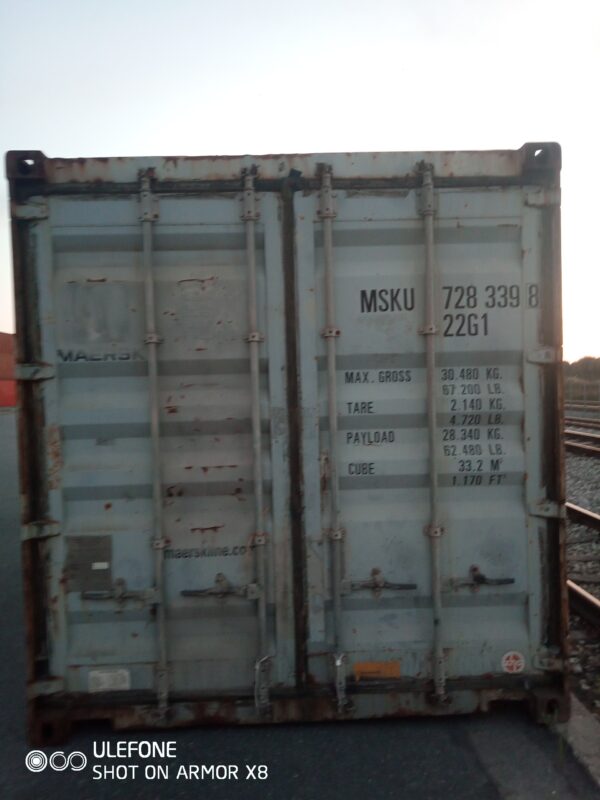 6m (20'DC)  Kontener Morski MSKU7283398 - obrazek 2