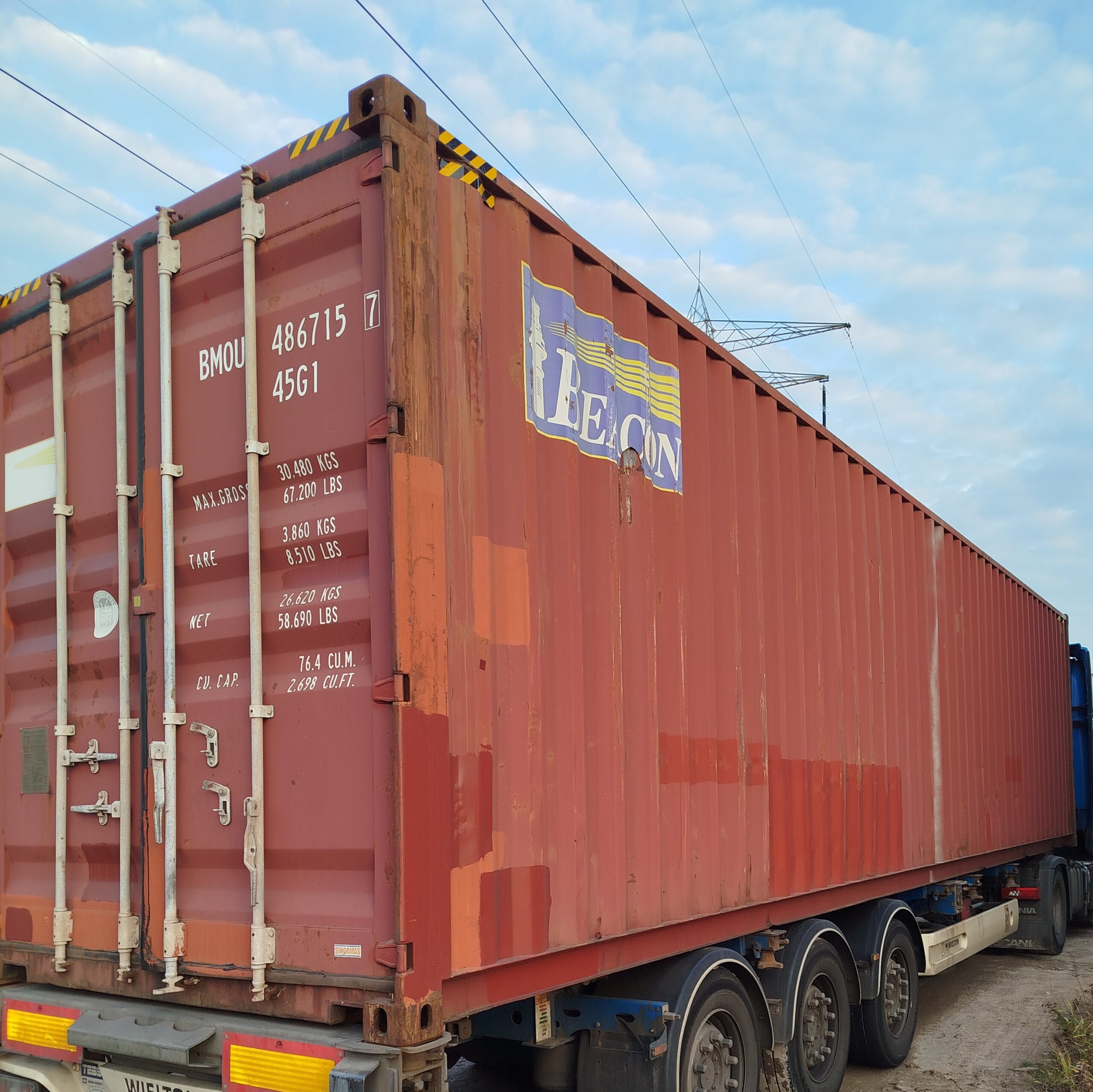 12m (40'HC) Kontener morski BMOU4867157 - obrazek 6