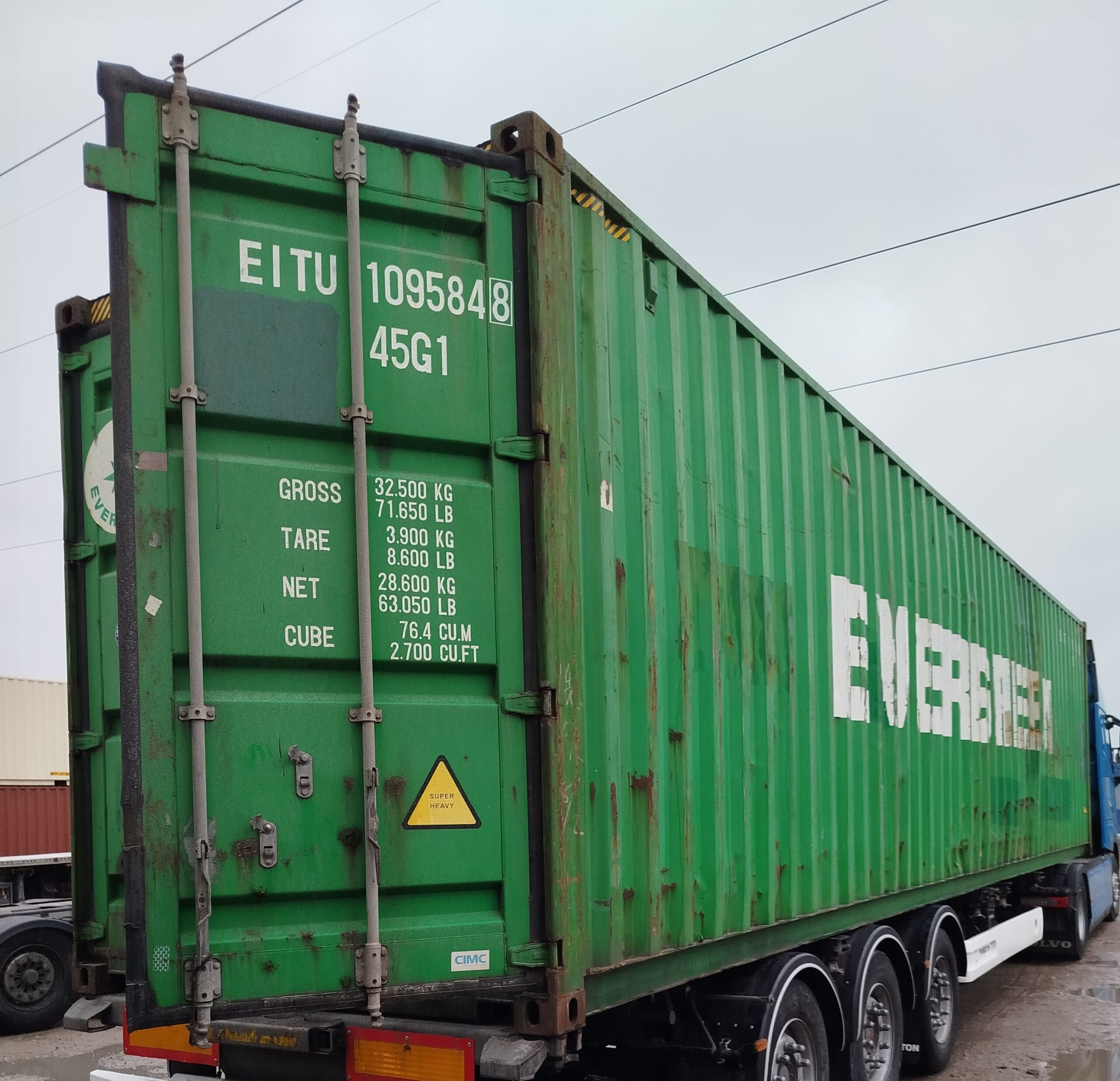 12m (40'HC) Kontener morski EITU1095848 - obrazek 6