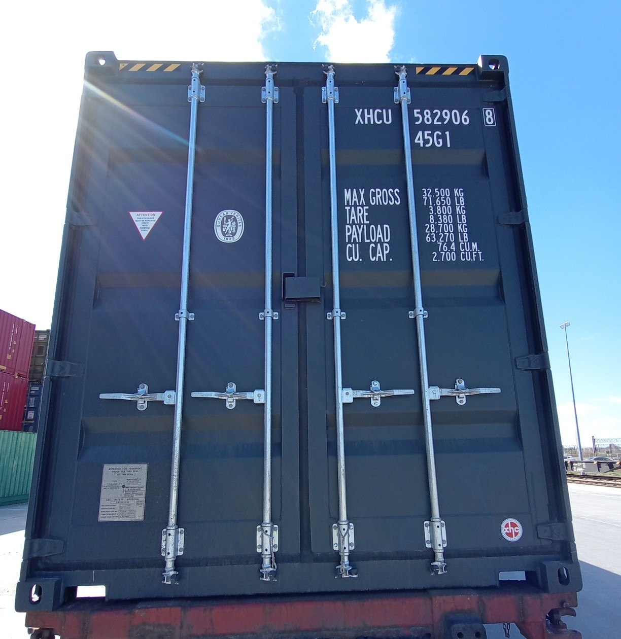 12m (40'HC) Kontener morski XHCU5829068 - obrazek 2