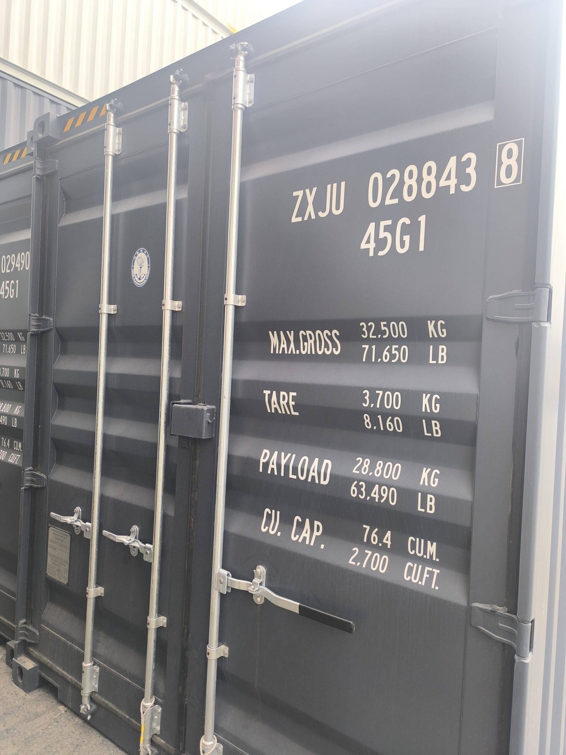 12m (40'HC) Kontener morski ZXJU0288438 - obrazek 2