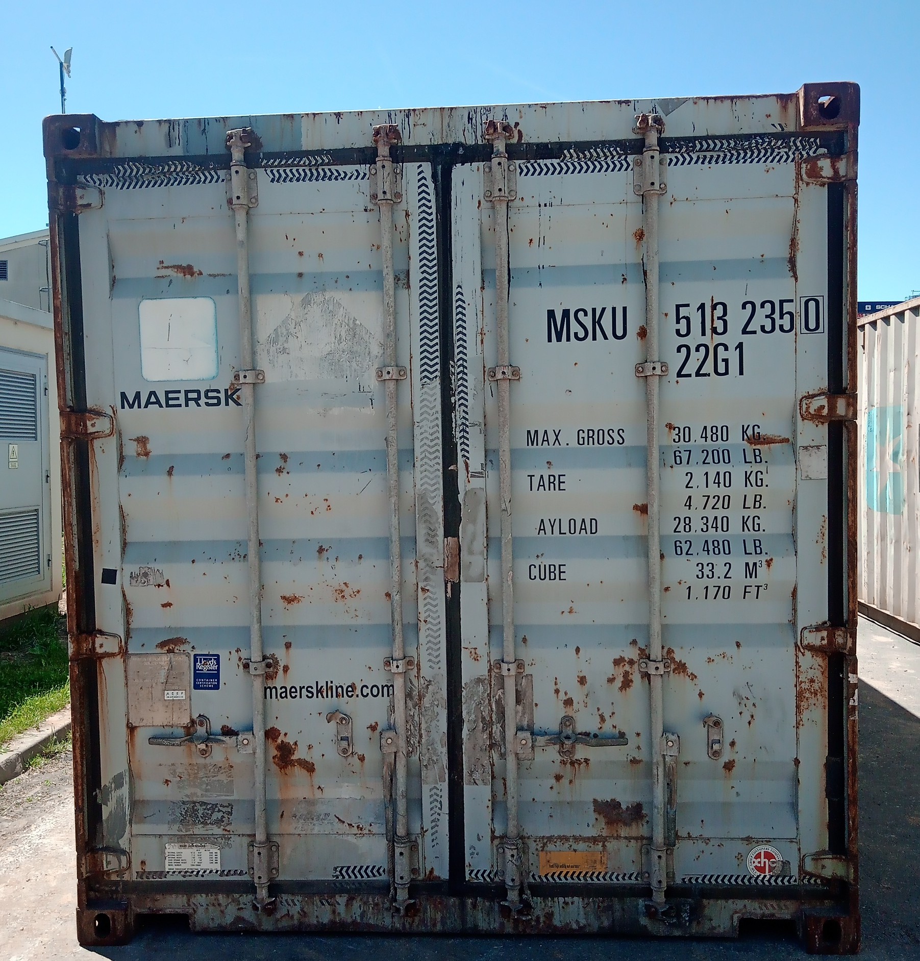 6m (20'DC) Kontener Morski MSKU5132350 - obrazek 2