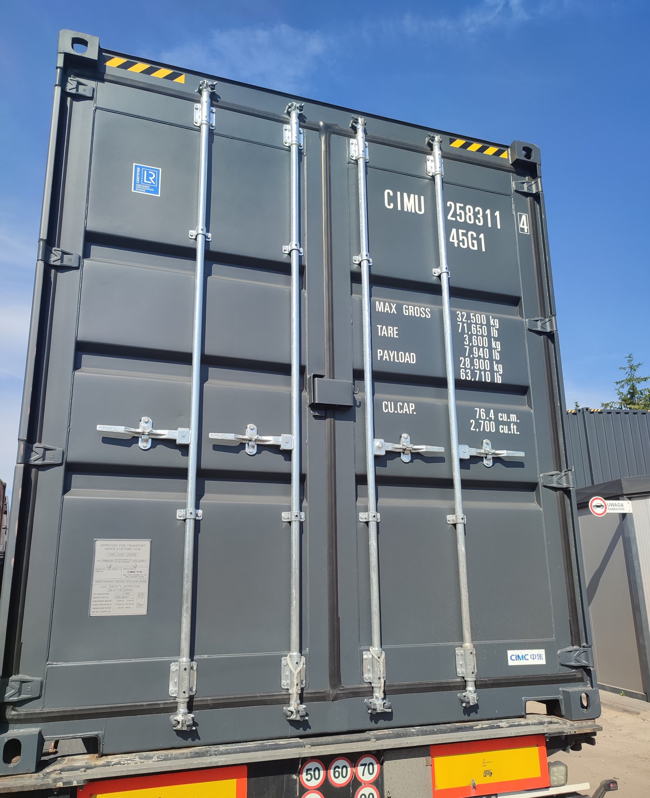 Kontener morski 12m (40'HC) CIMU2583114 - obrazek 7