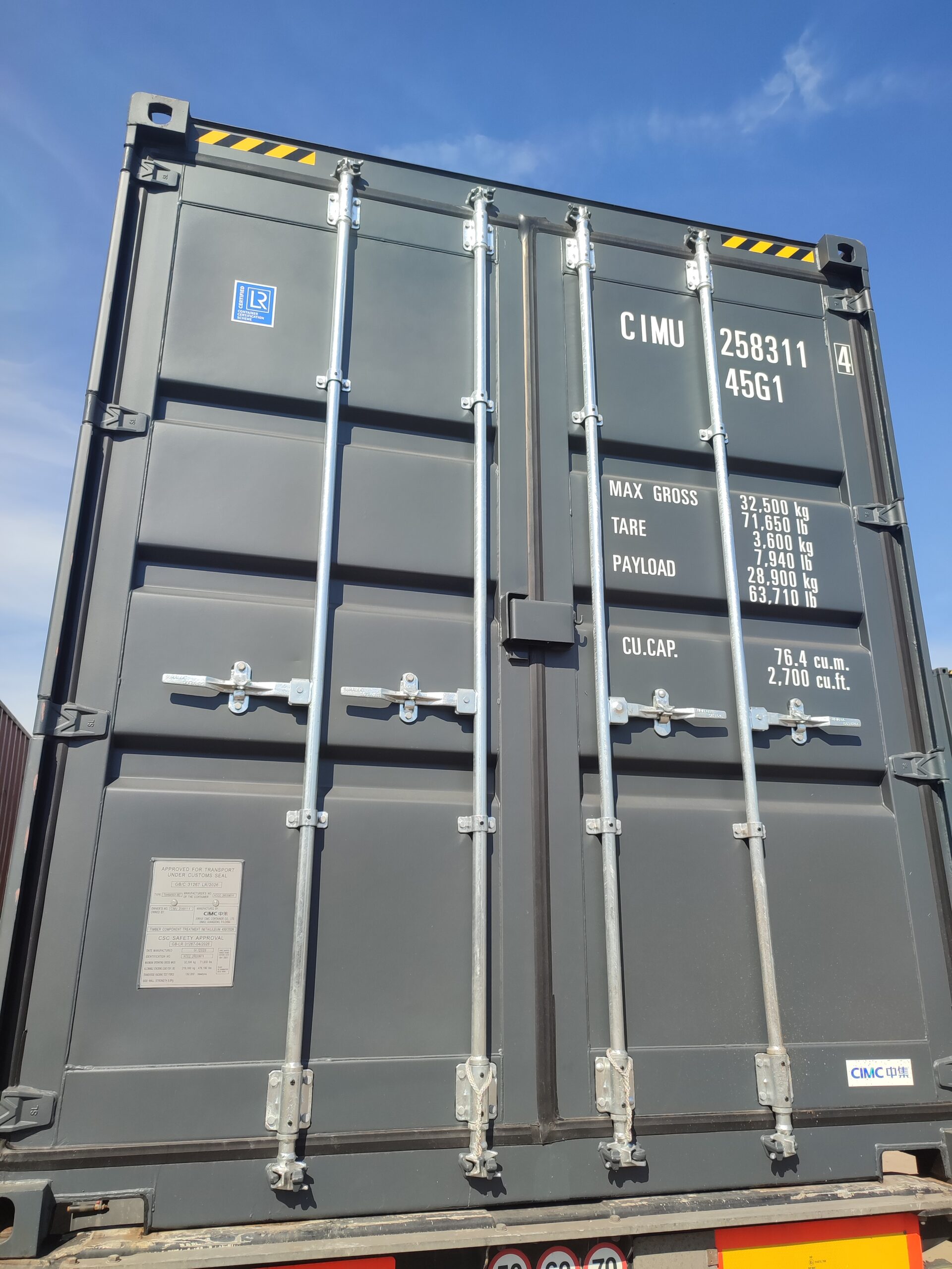 Kontener morski 12m (40'HC) CIMU2583114 - obrazek 2