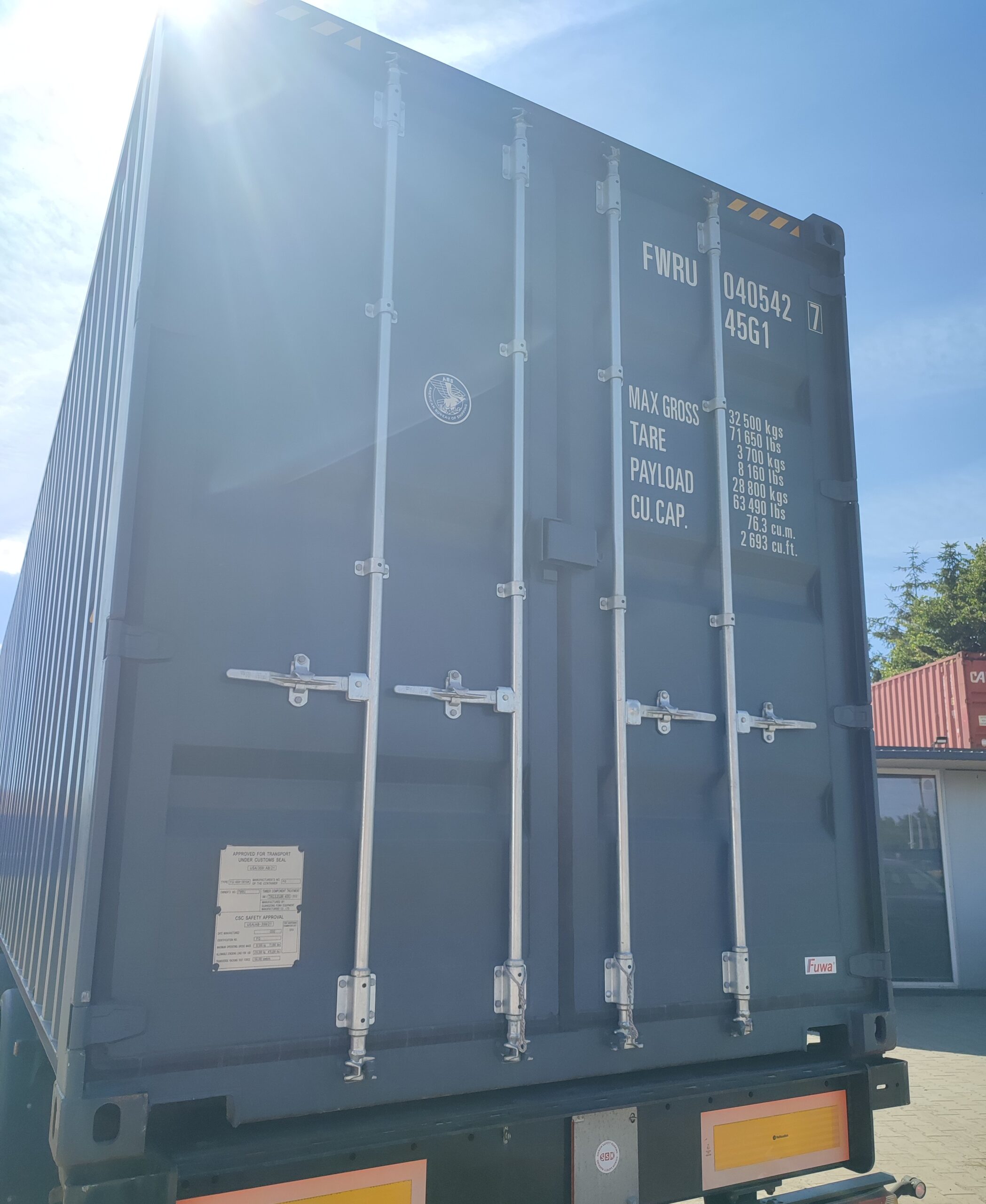 Kontener morski 12m (40'HC) FWRU0405427 - obrazek 3
