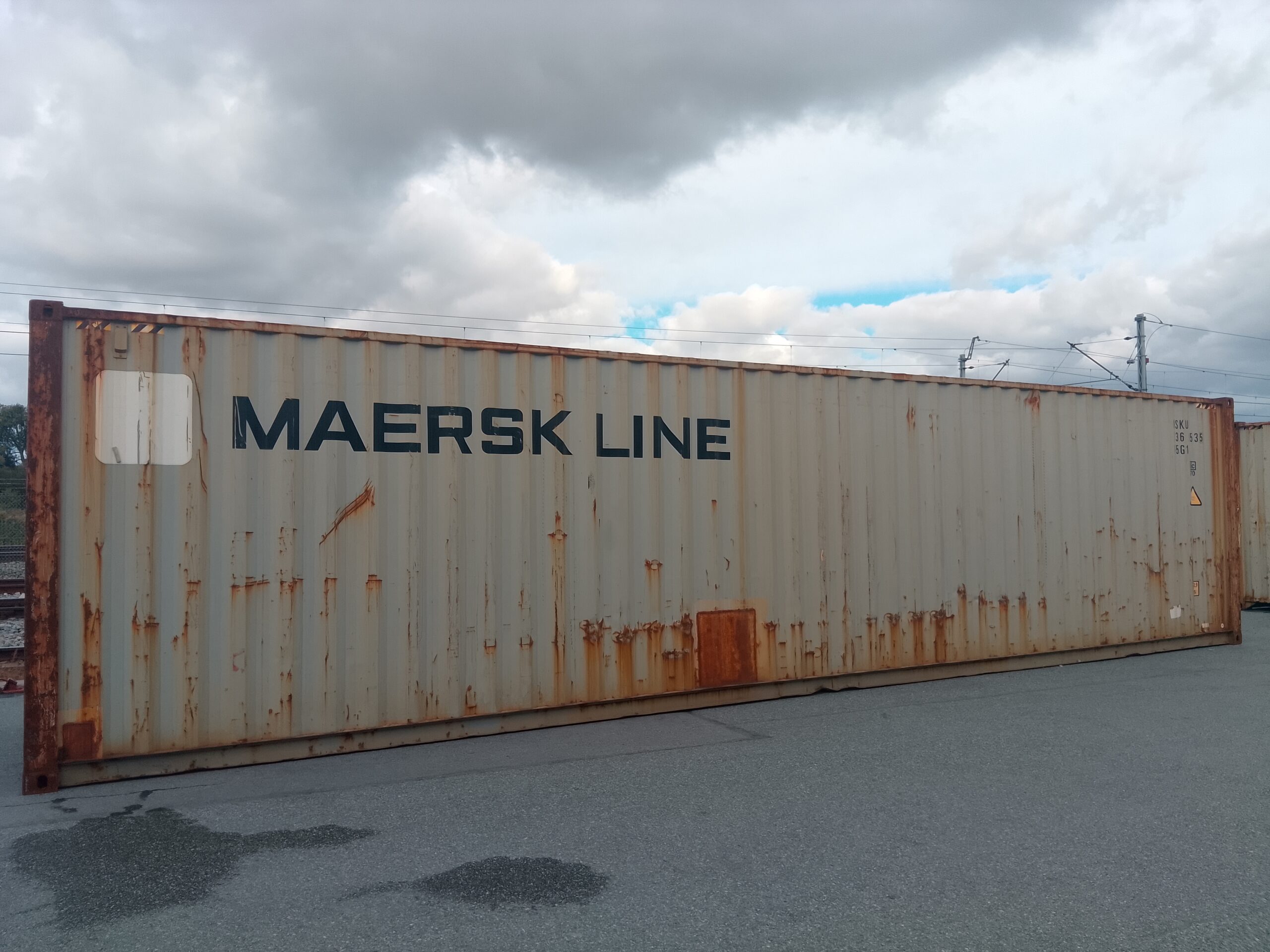 Kontener morski 12m (40'HC) MSKU1366535 - obrazek 2