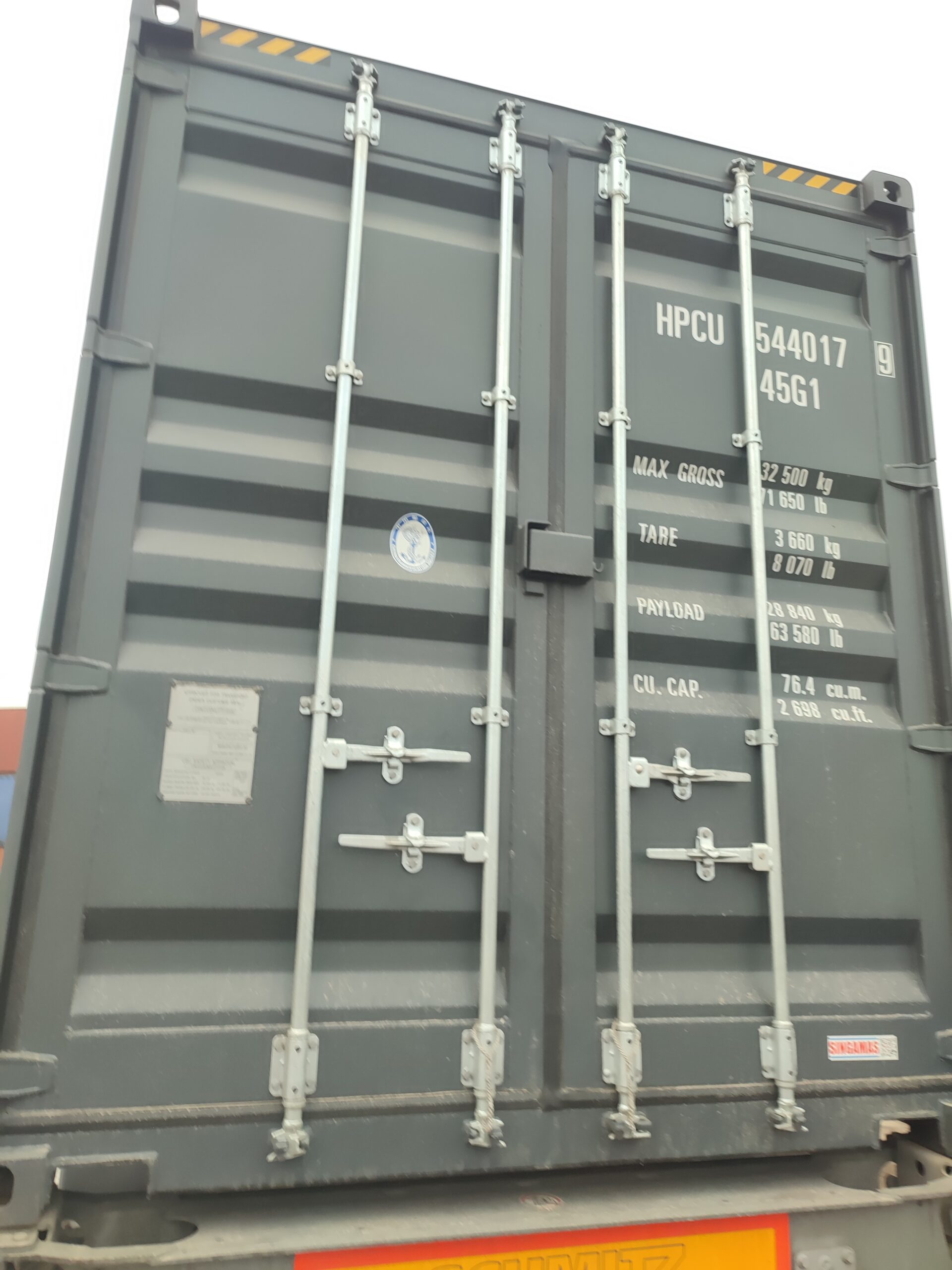 Kontener morski 12m (40'HC) HPCU5440179 - obrazek 3