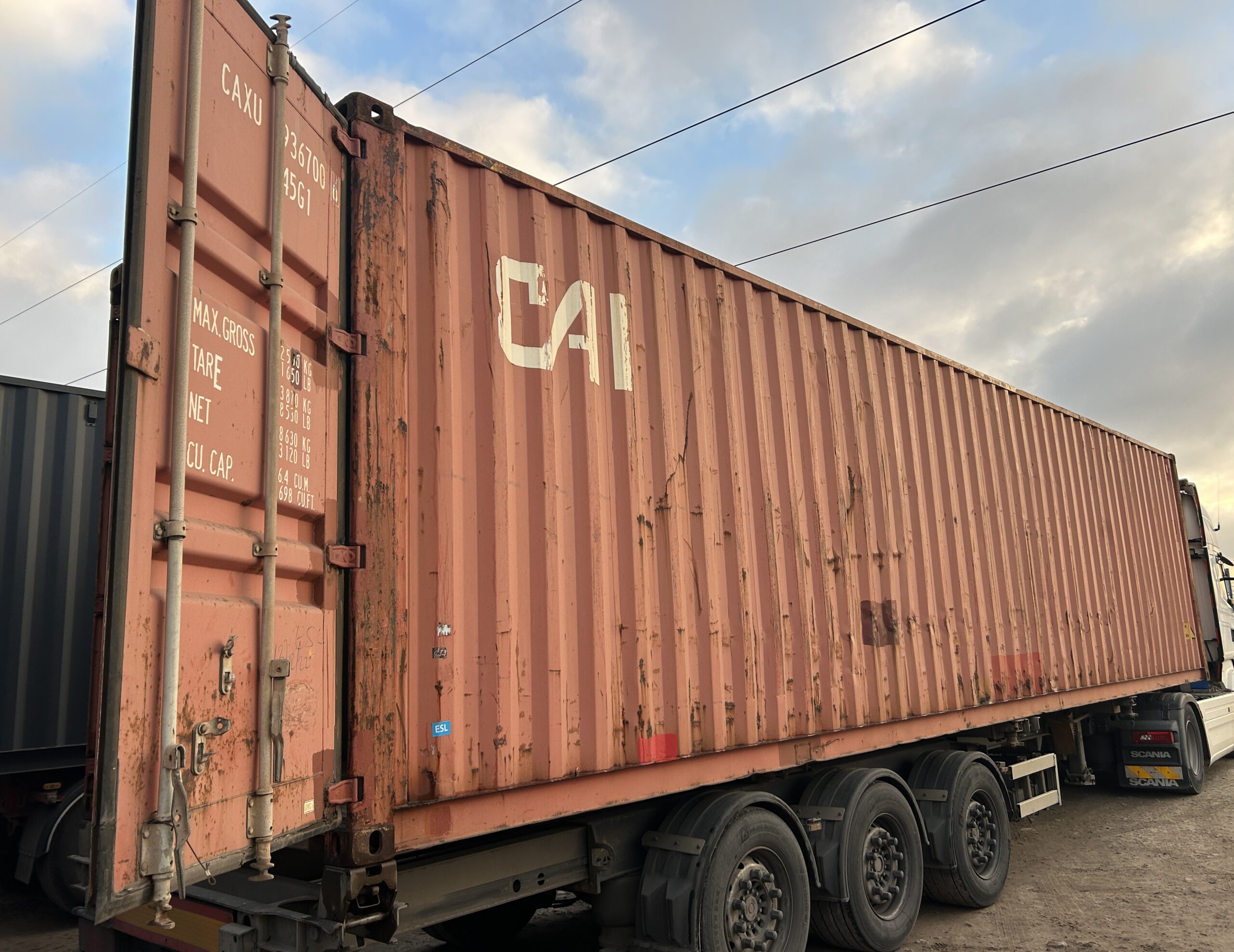 12m (40'HC) Kontener morski CAXU9367006 - obrazek 7