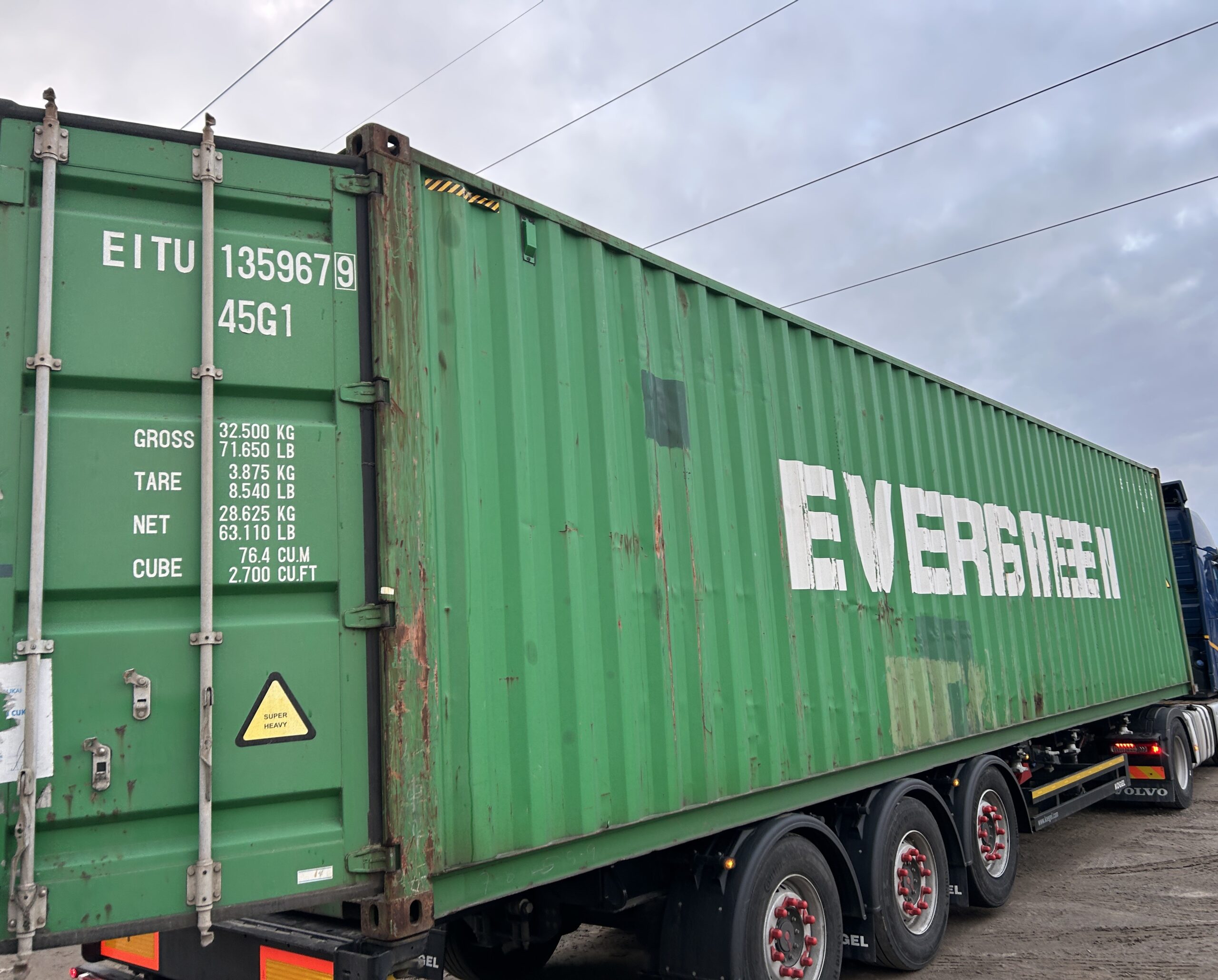 12m (40'HC) Kontener morski EITU1359679 - obrazek 6