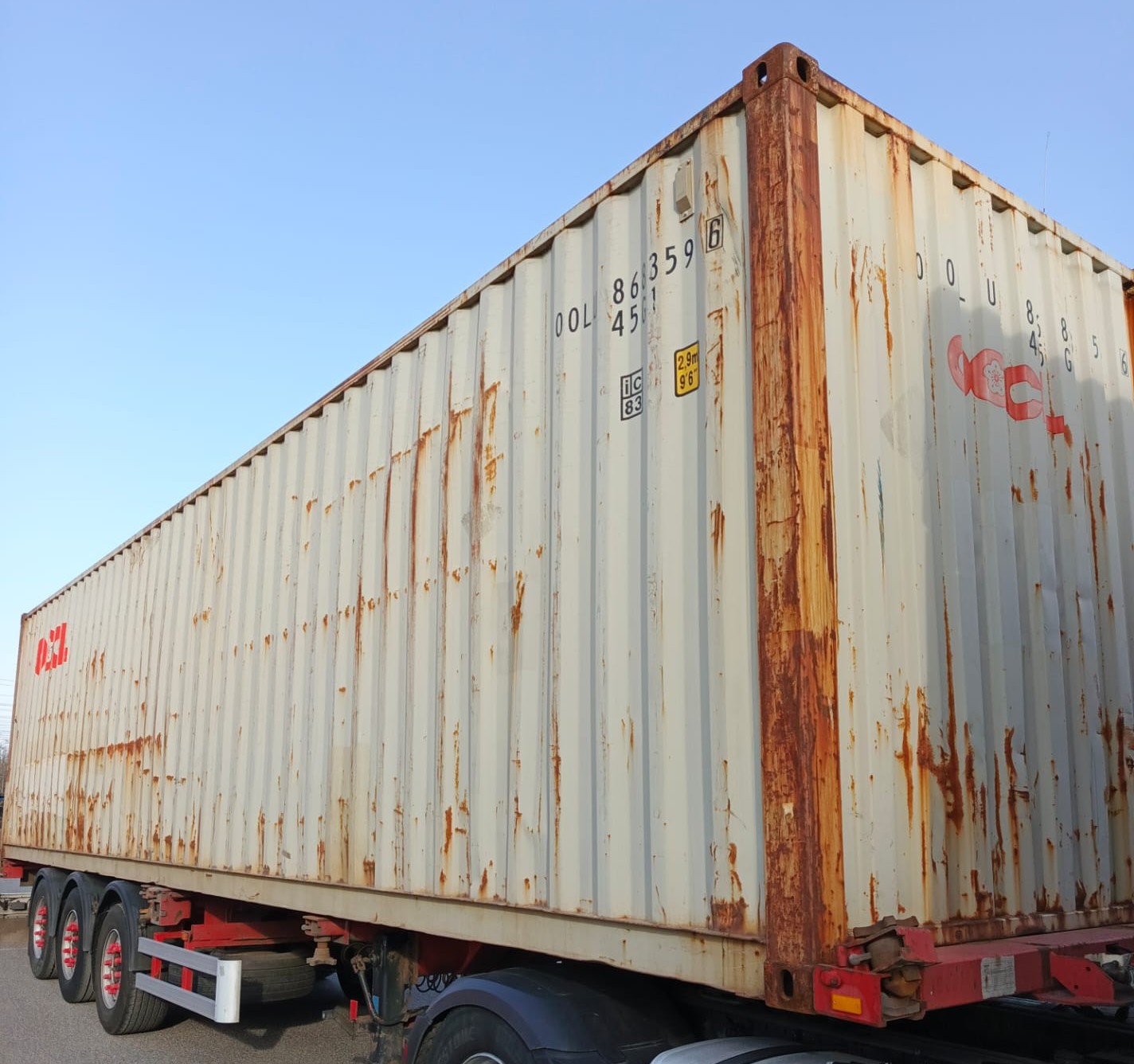 12m (40'HC) Kontener morski OOLU8683596