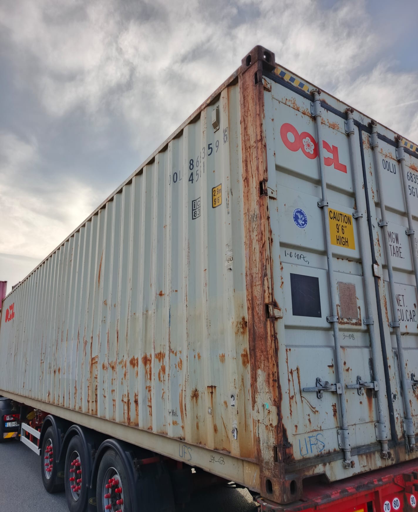 12m (40'HC) Kontener morski OOLU8683596 - obrazek 8